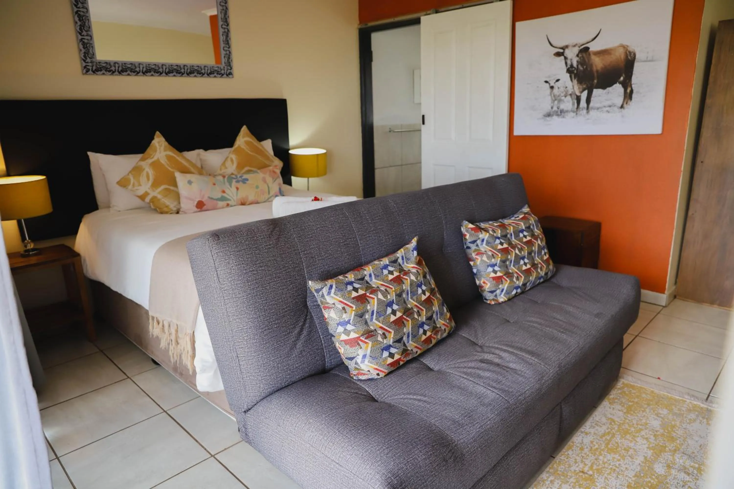 Bed in Maroela Guest Lodge