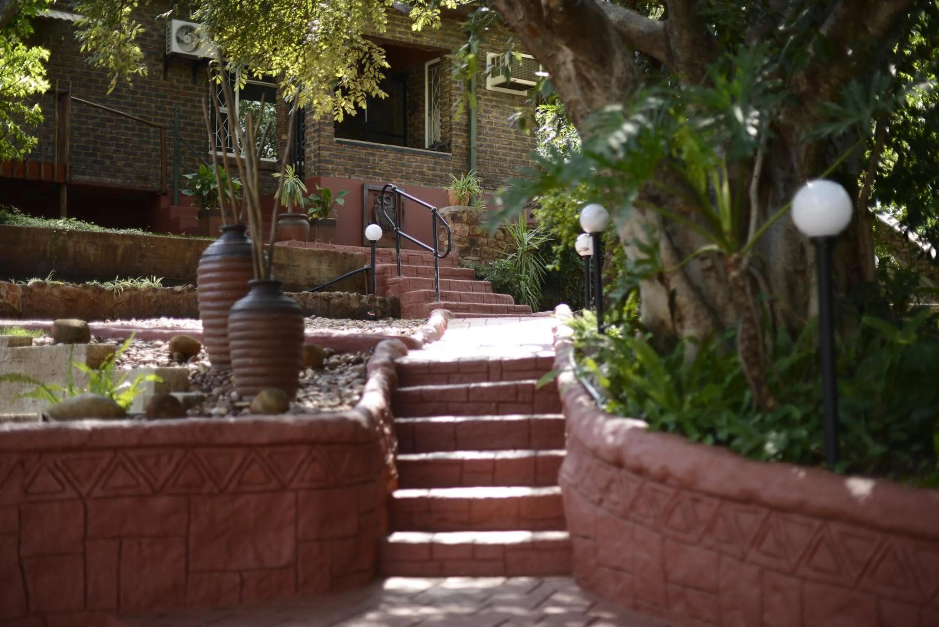 Garden view in Maroela Guest Lodge