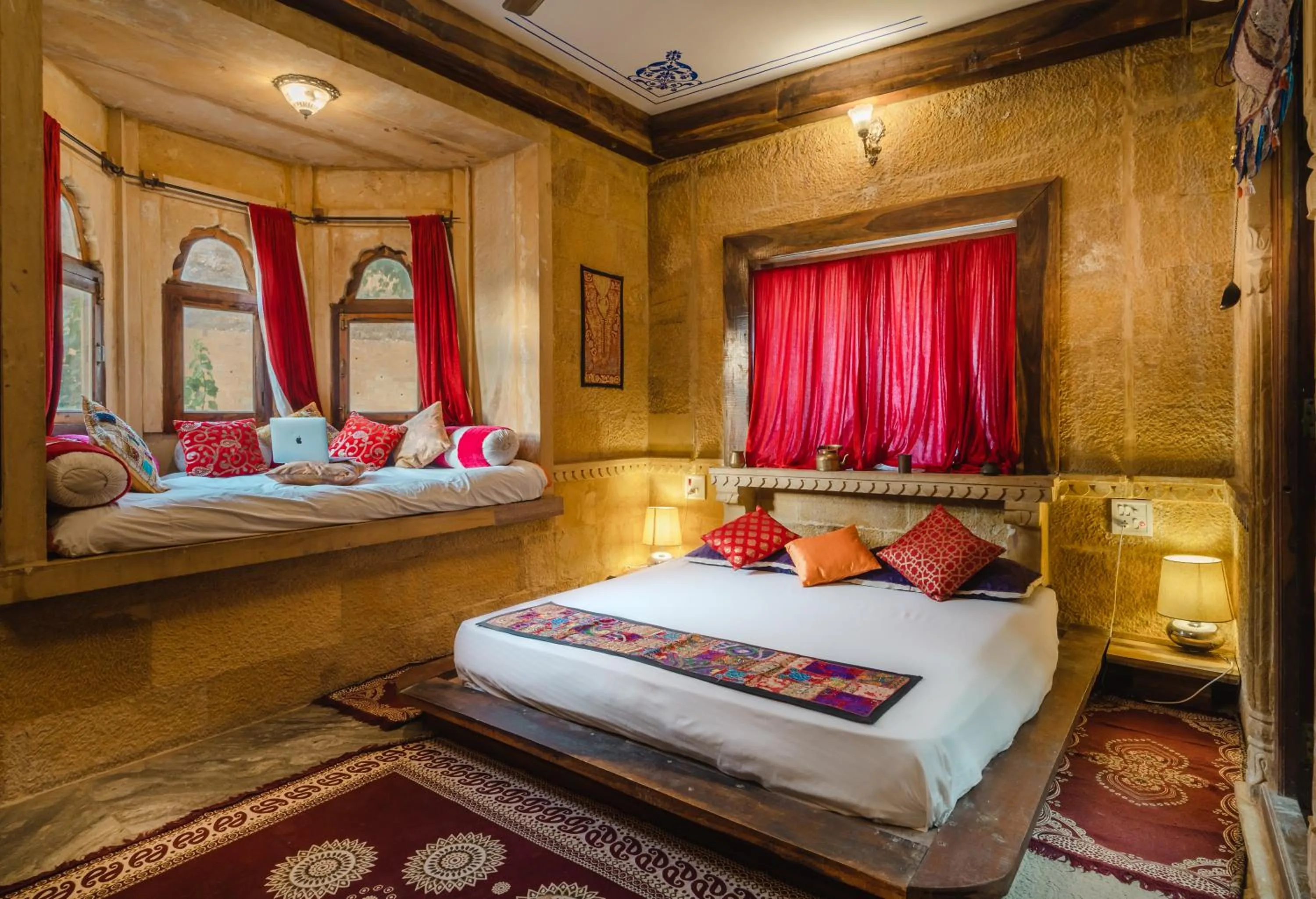 Bed in Moustache Jaisalmer
