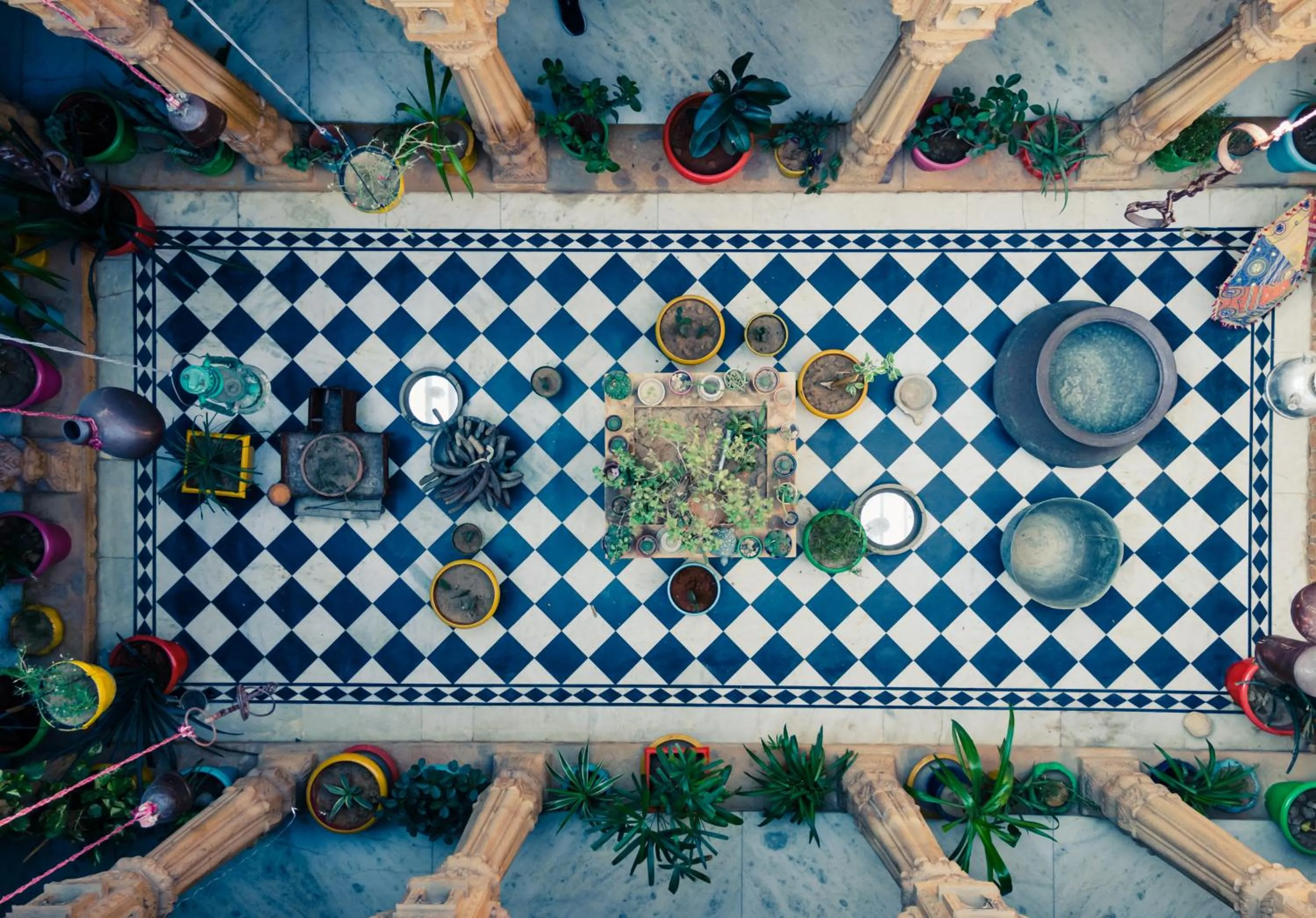 Patio in Moustache Jaisalmer