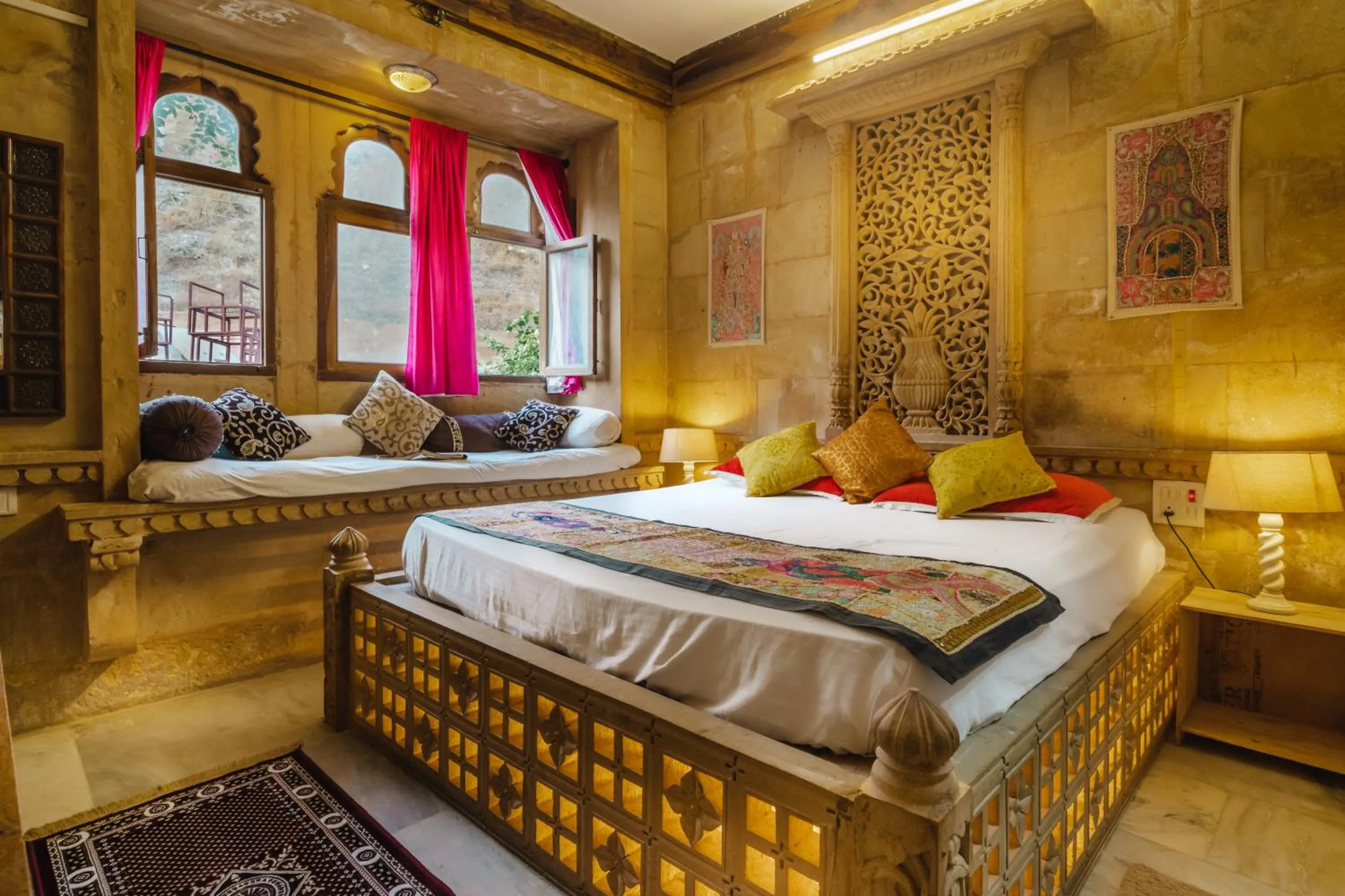 Bed in Moustache Jaisalmer