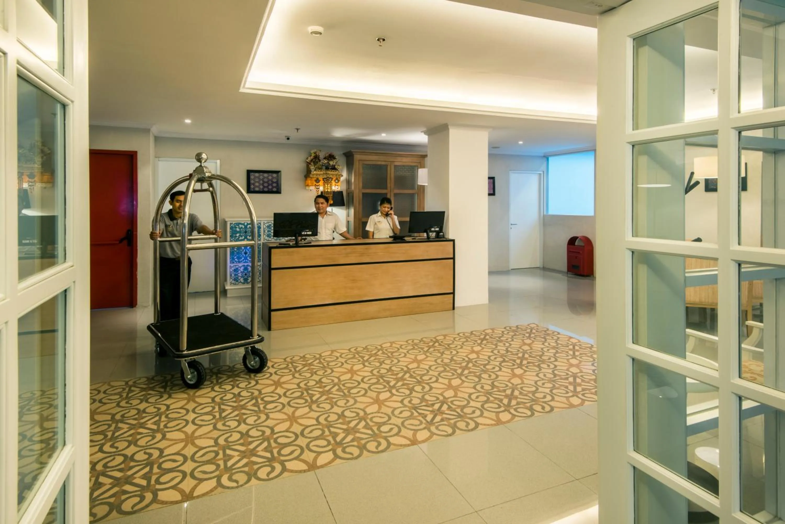 Lobby or reception in Yan's House Hotel