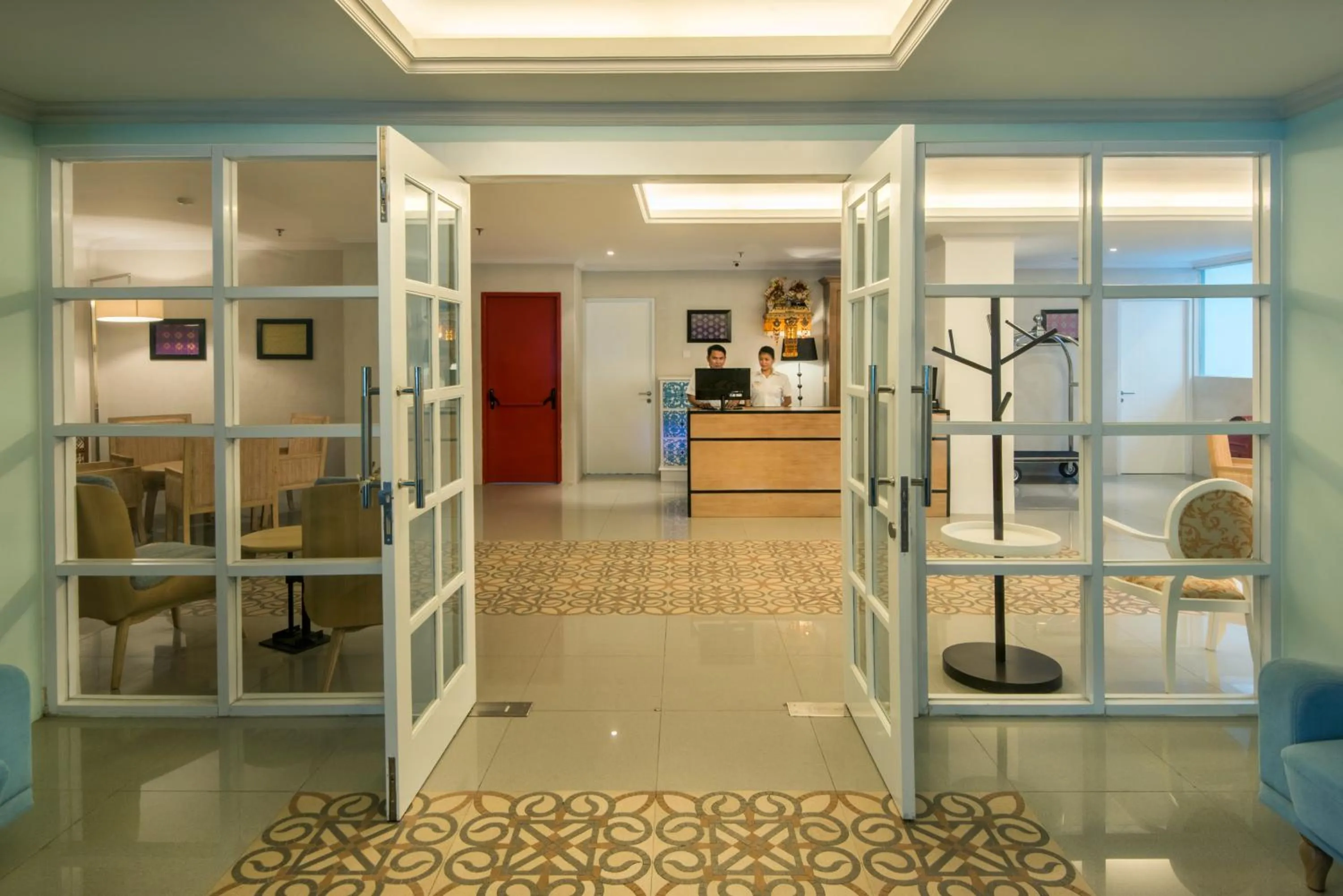 Lobby or reception in Yan's House Hotel