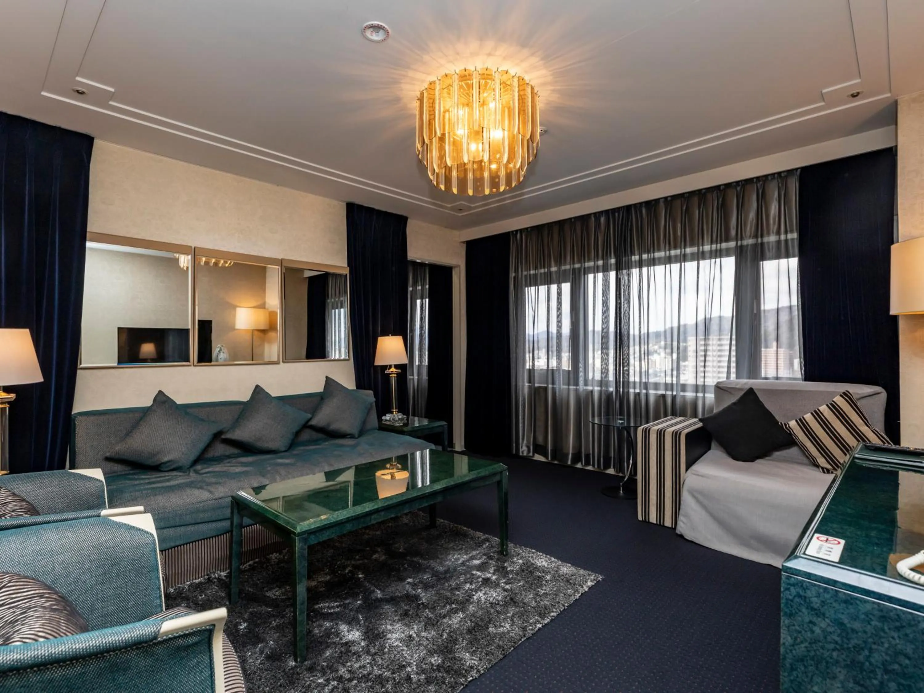 Bed in Century Plaza Hotel