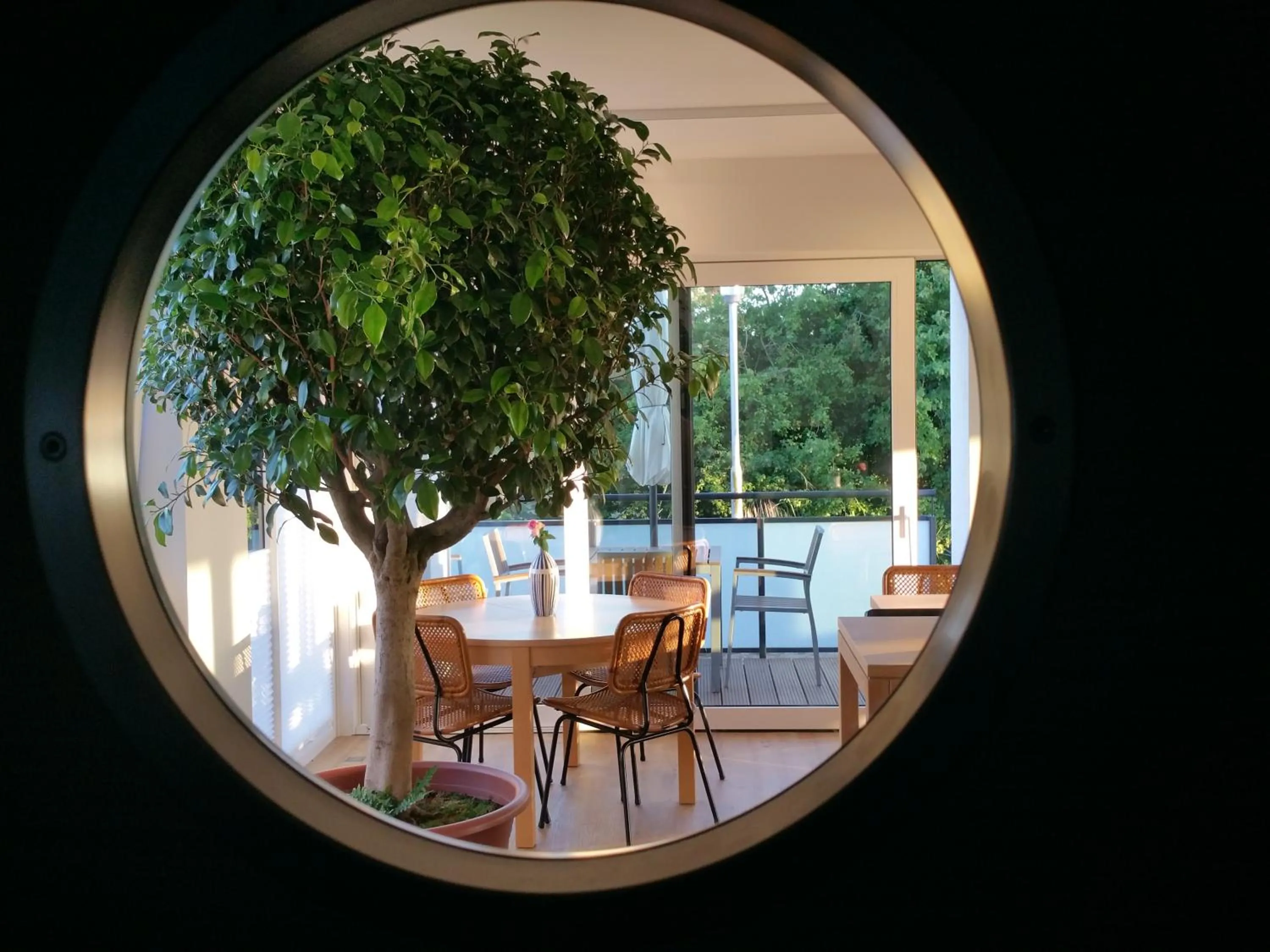 Balcony/Terrace in Haus Achtern Diek in erster Reihe am Meer