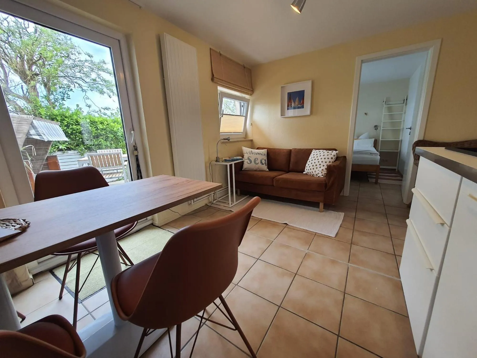 Property building in Haus Achtern Diek in erster Reihe am Meer