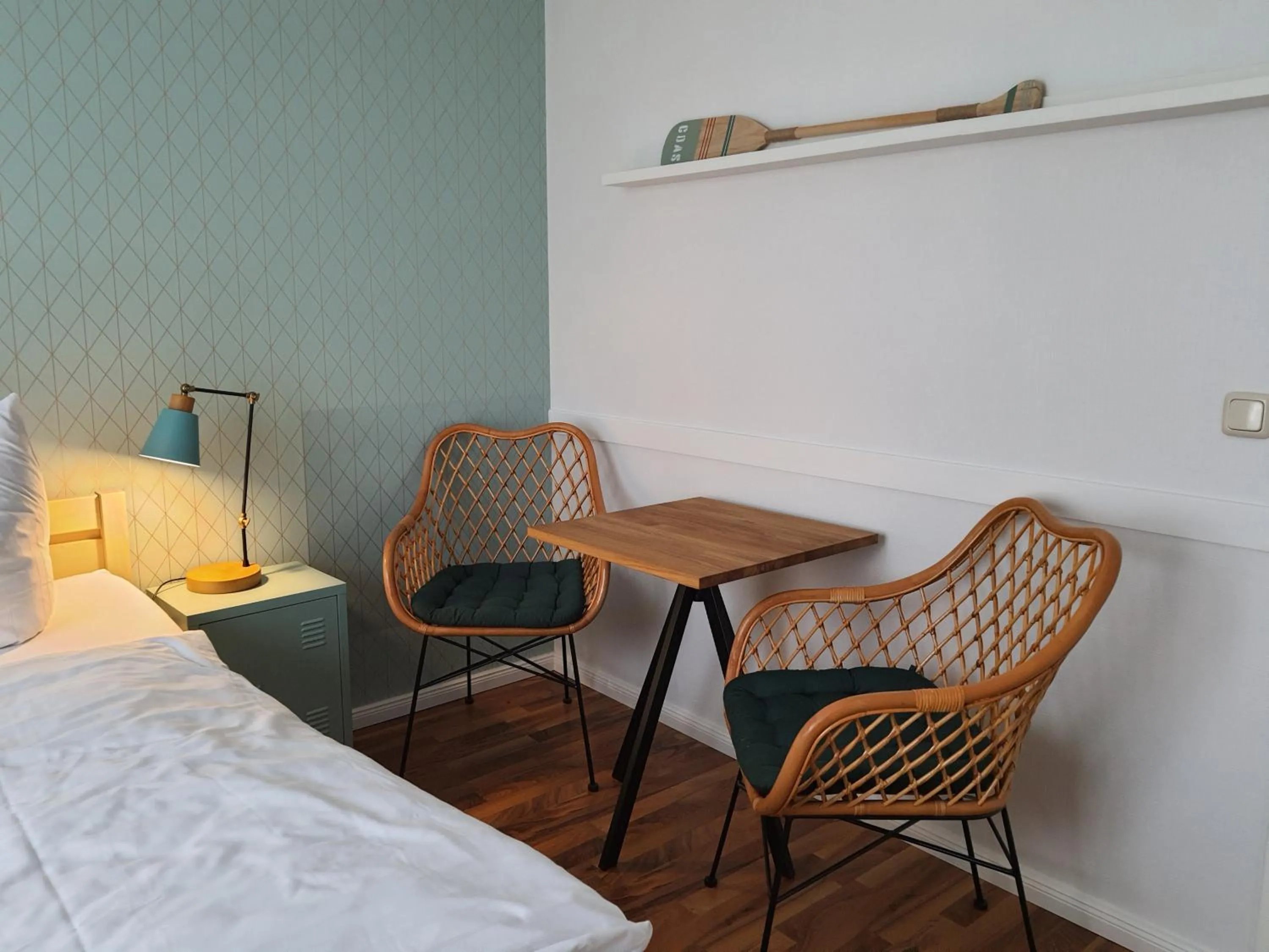 Seating area, Bed in Haus Achtern Diek in erster Reihe am Meer