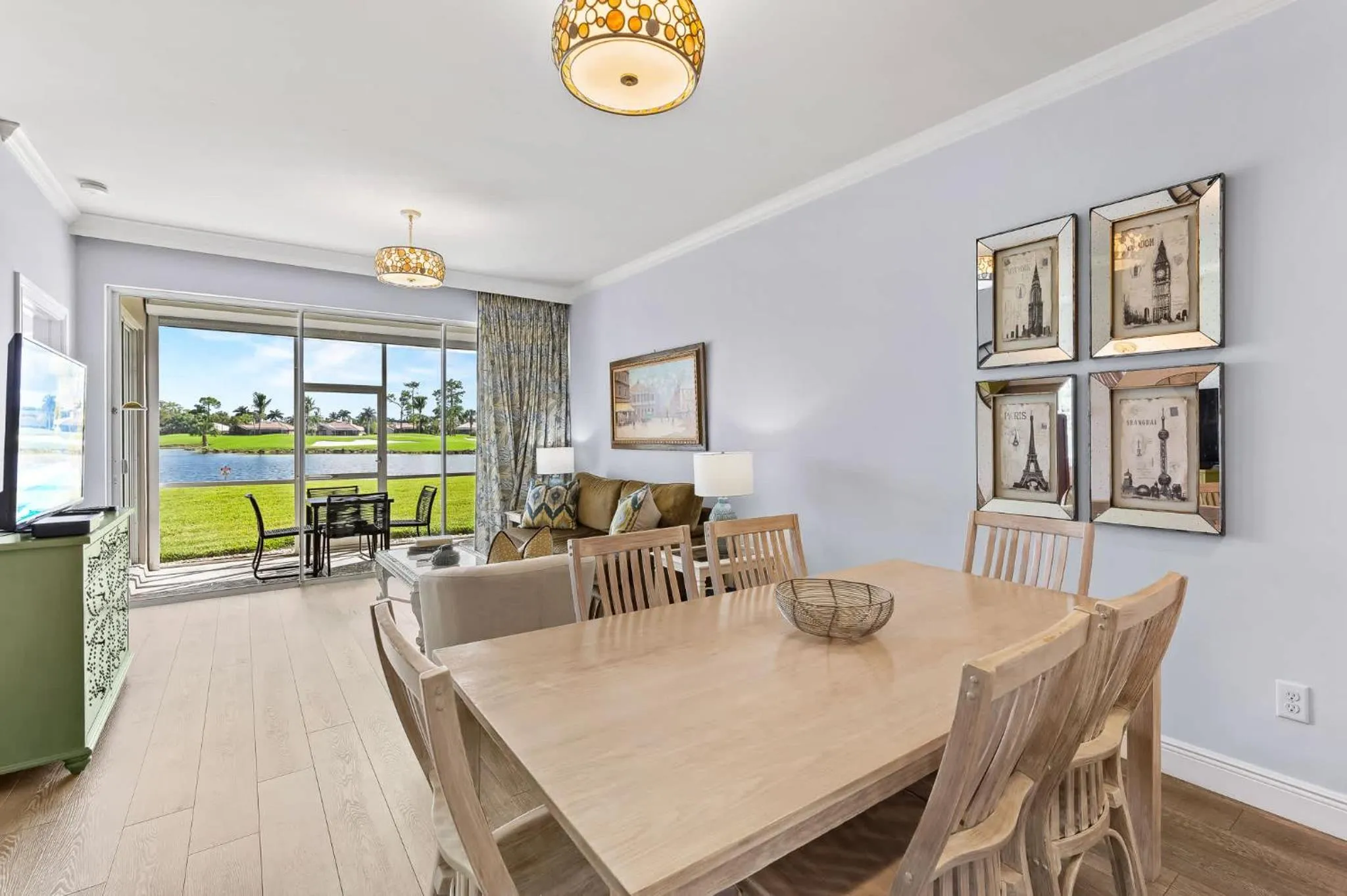 Living room in Bologna Golf Condo in the Lely Resort