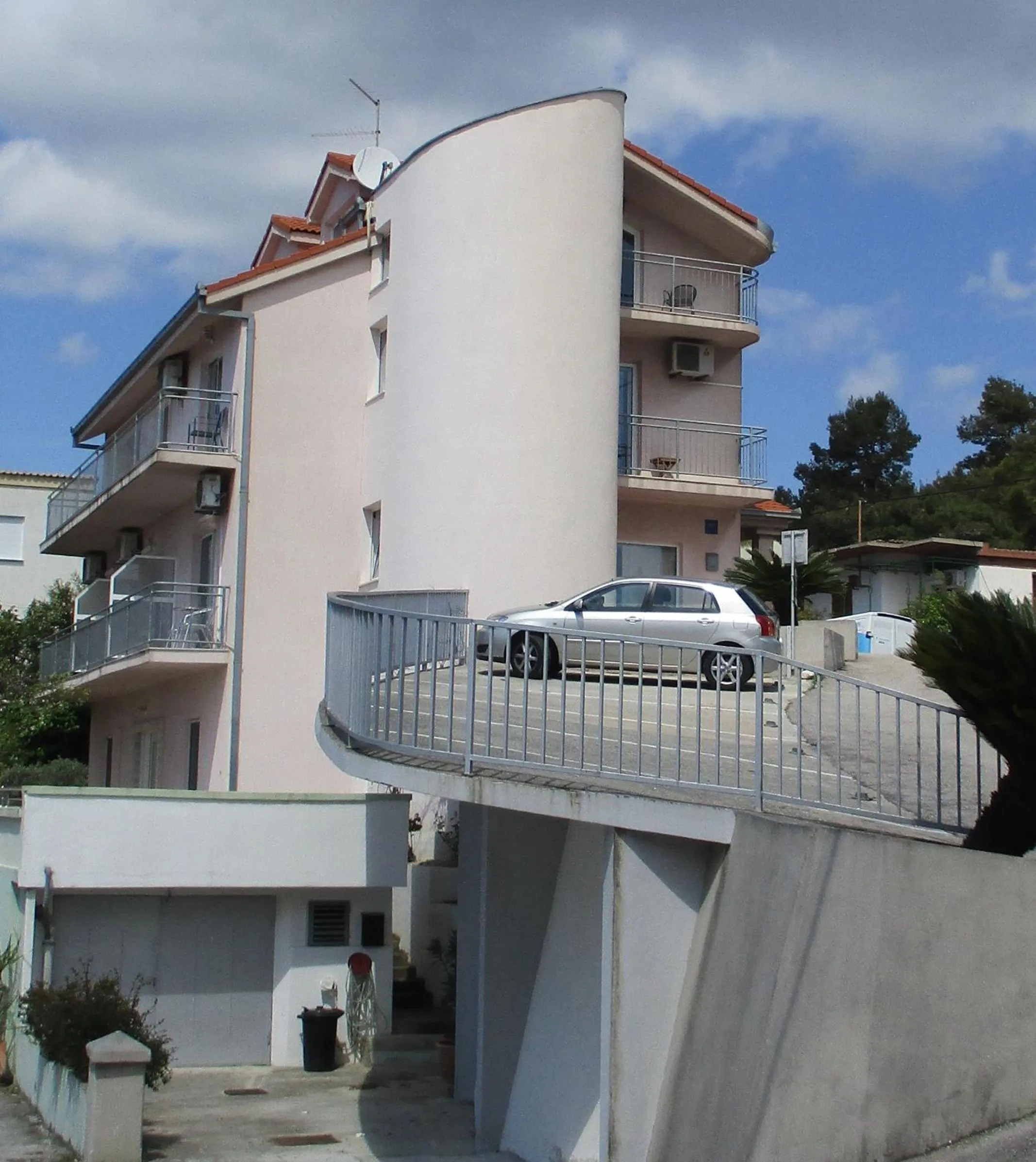 Property building in Pink Inn