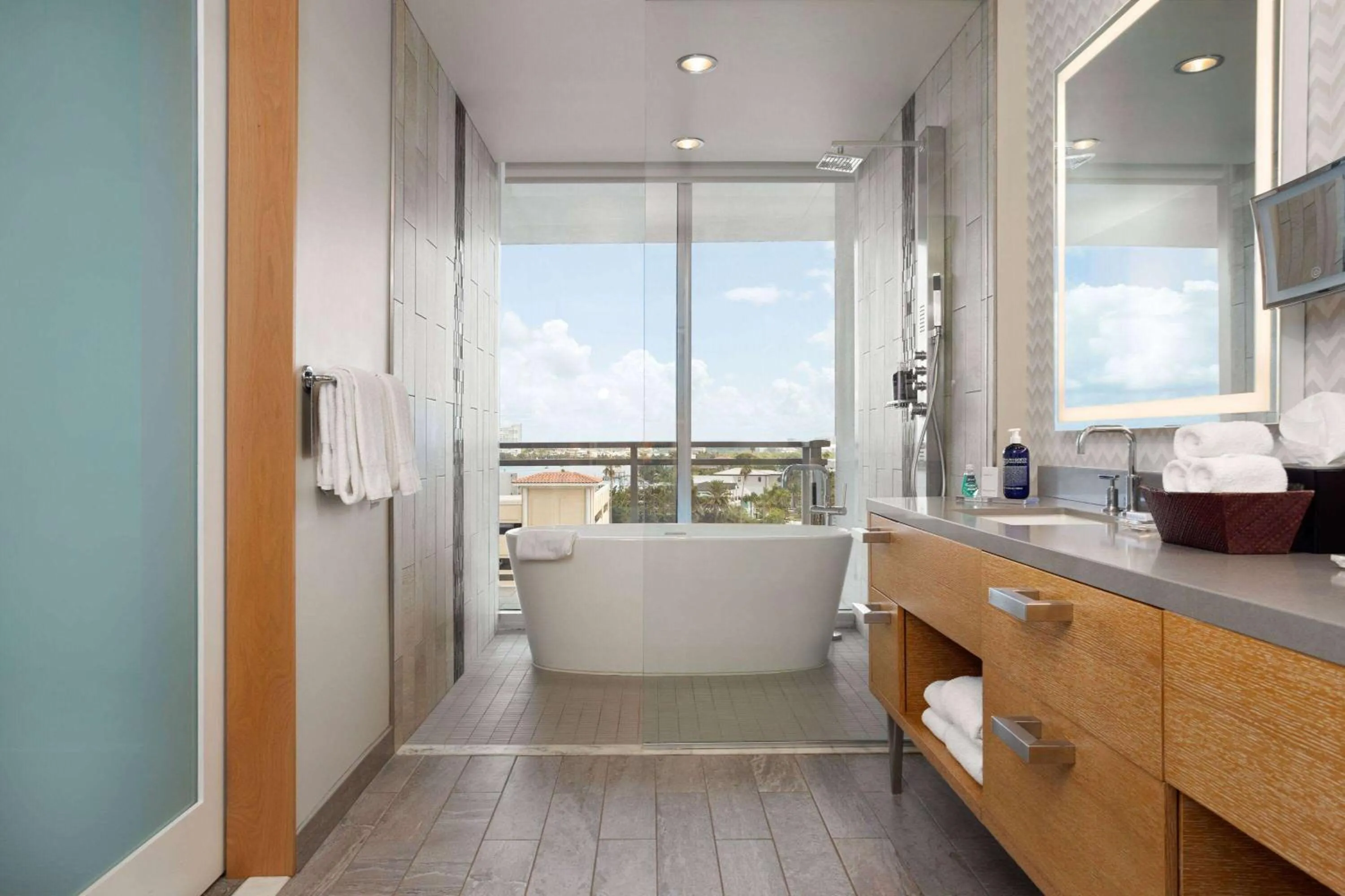 Bathroom in Wyndham Grand Clearwater Beach