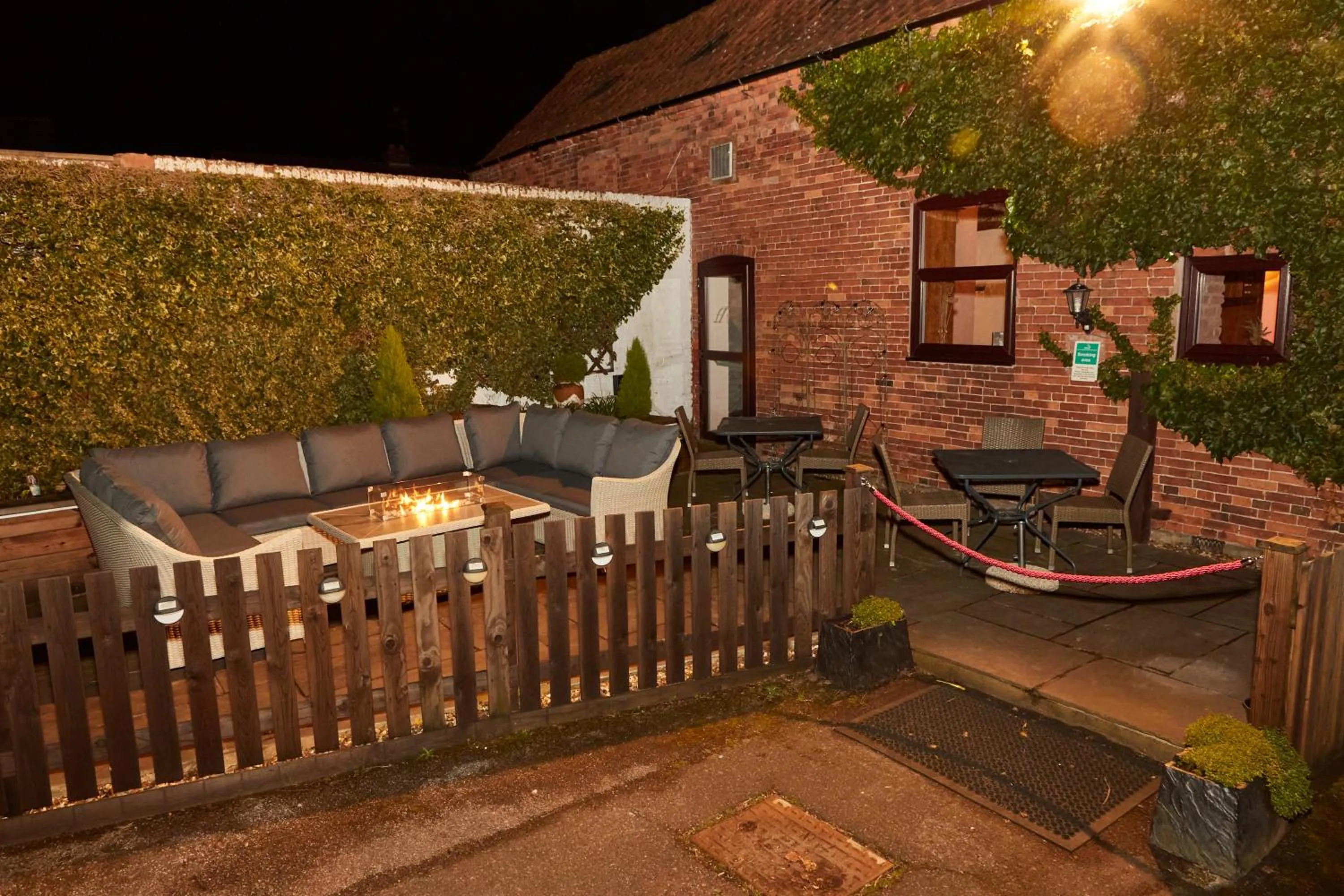 Inner courtyard view in The Forest Lodge