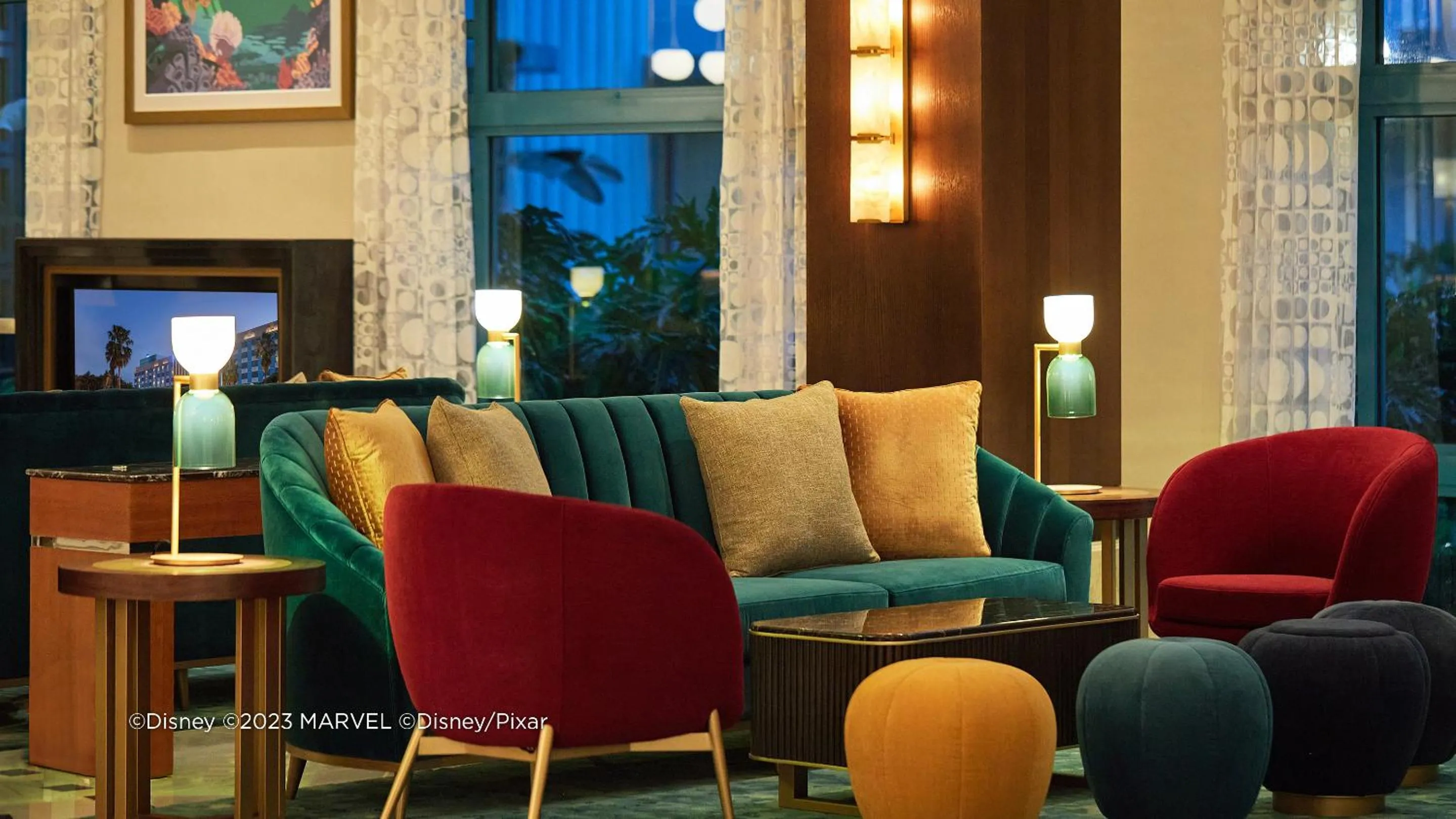 Lobby or reception in Disney's Hollywood Hotel