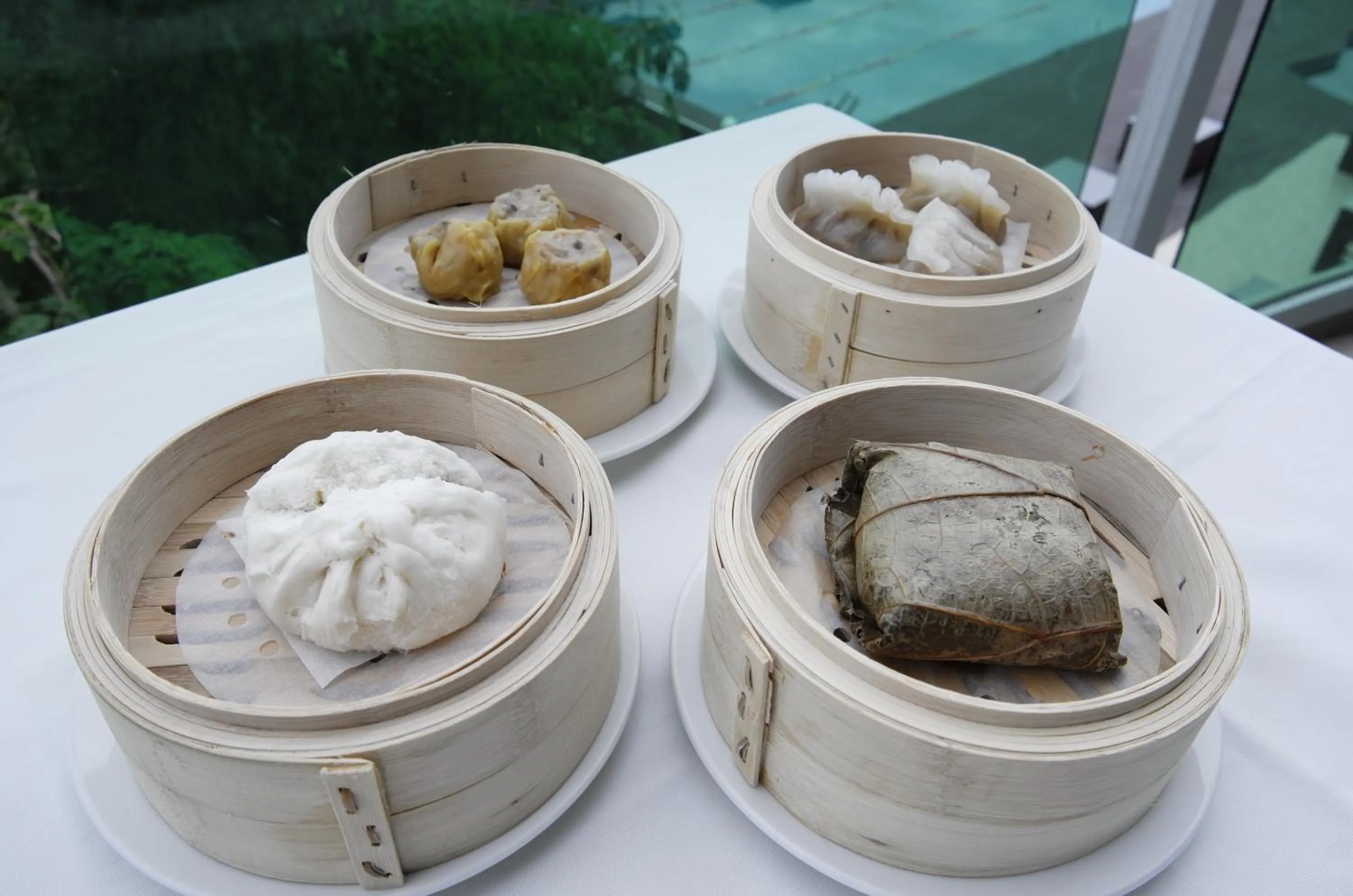 Asian breakfast in Luganvilla Business Hotel and Restaurant