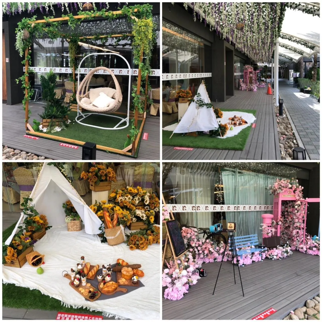 Inner courtyard view in Look Royal Resort