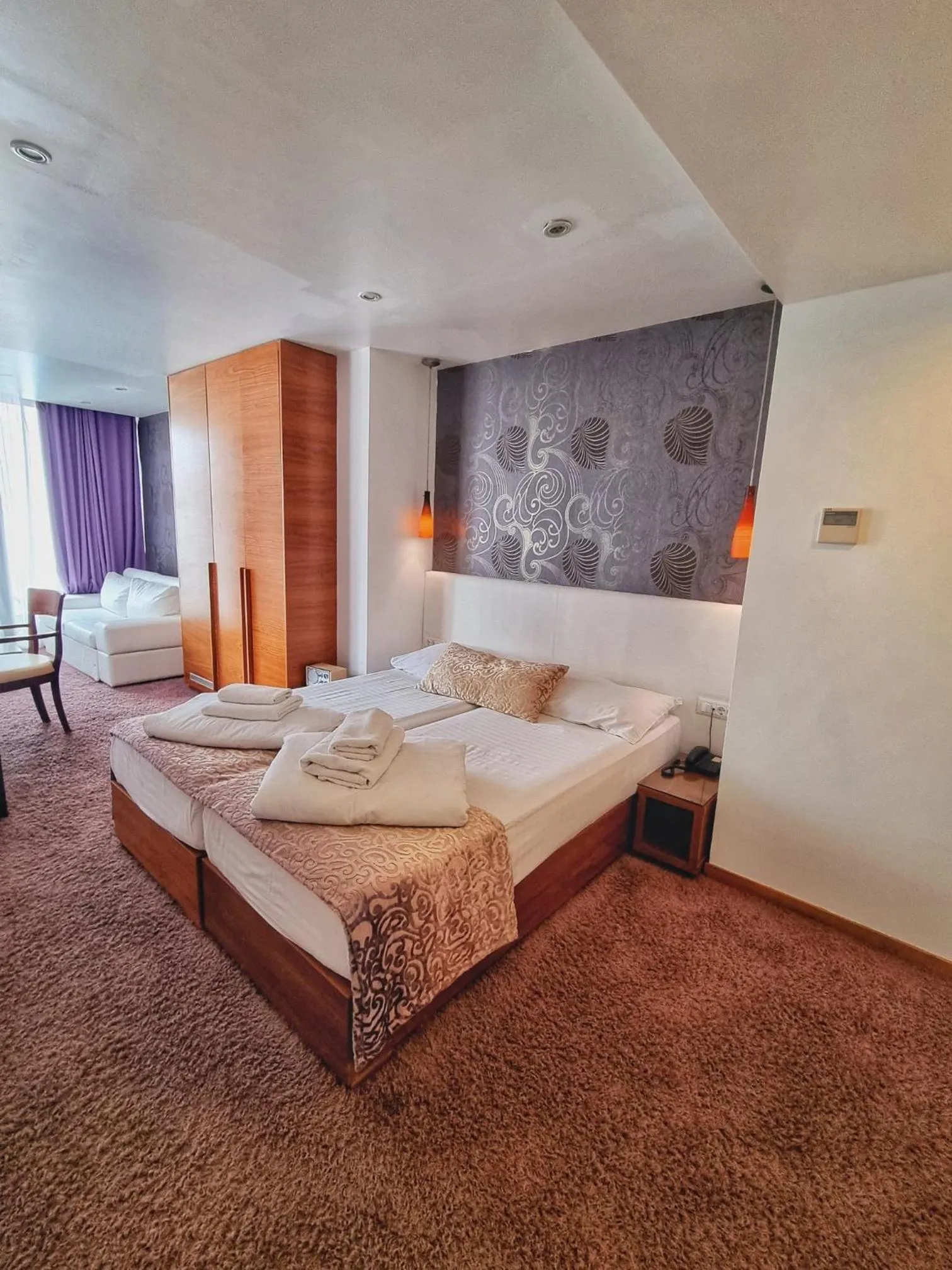 Bed in Hotel San Antonio