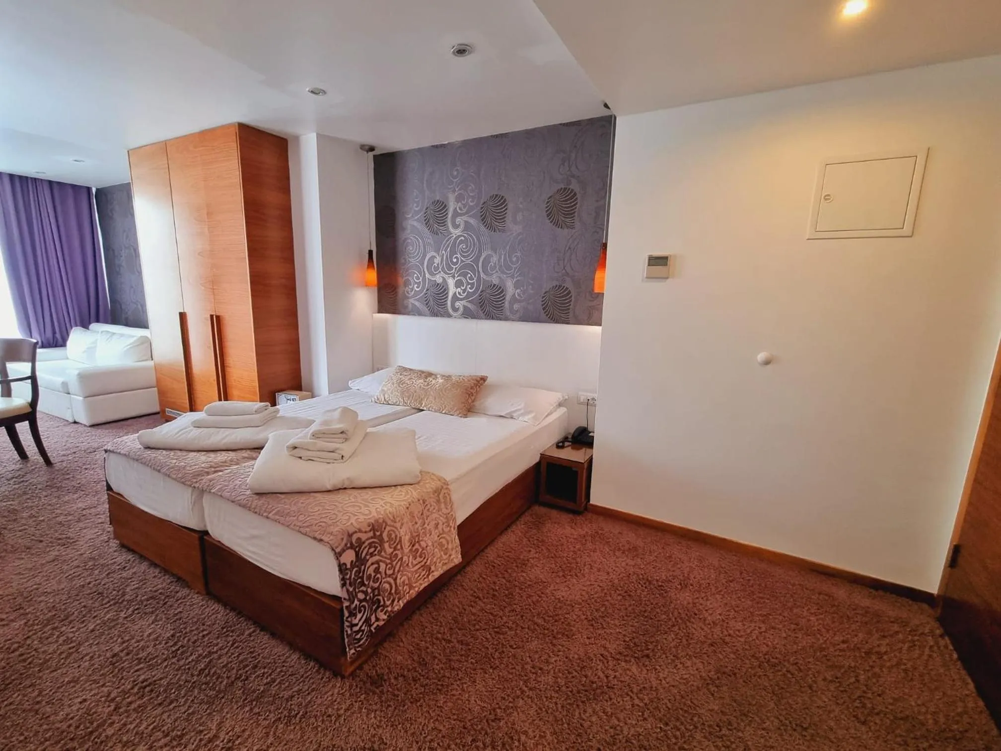 Bed in Hotel San Antonio