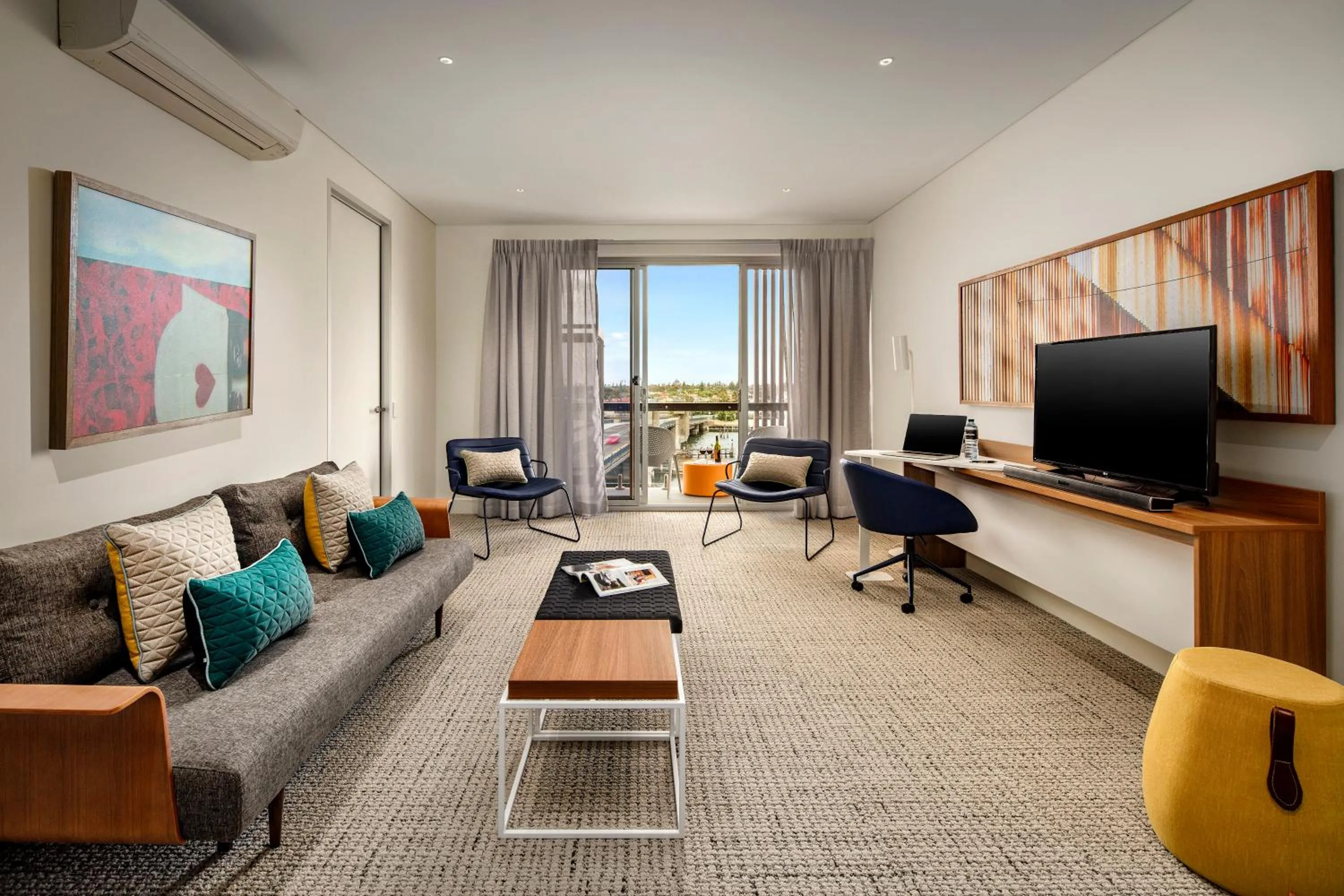 Communal lounge/ TV room in Quest Port Adelaide