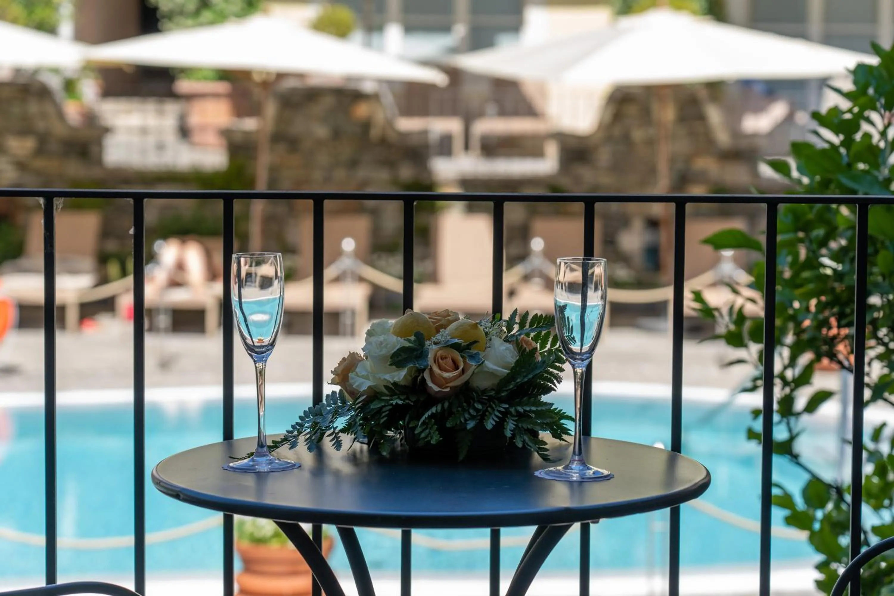 Balcony/Terrace in Hotel Cannero