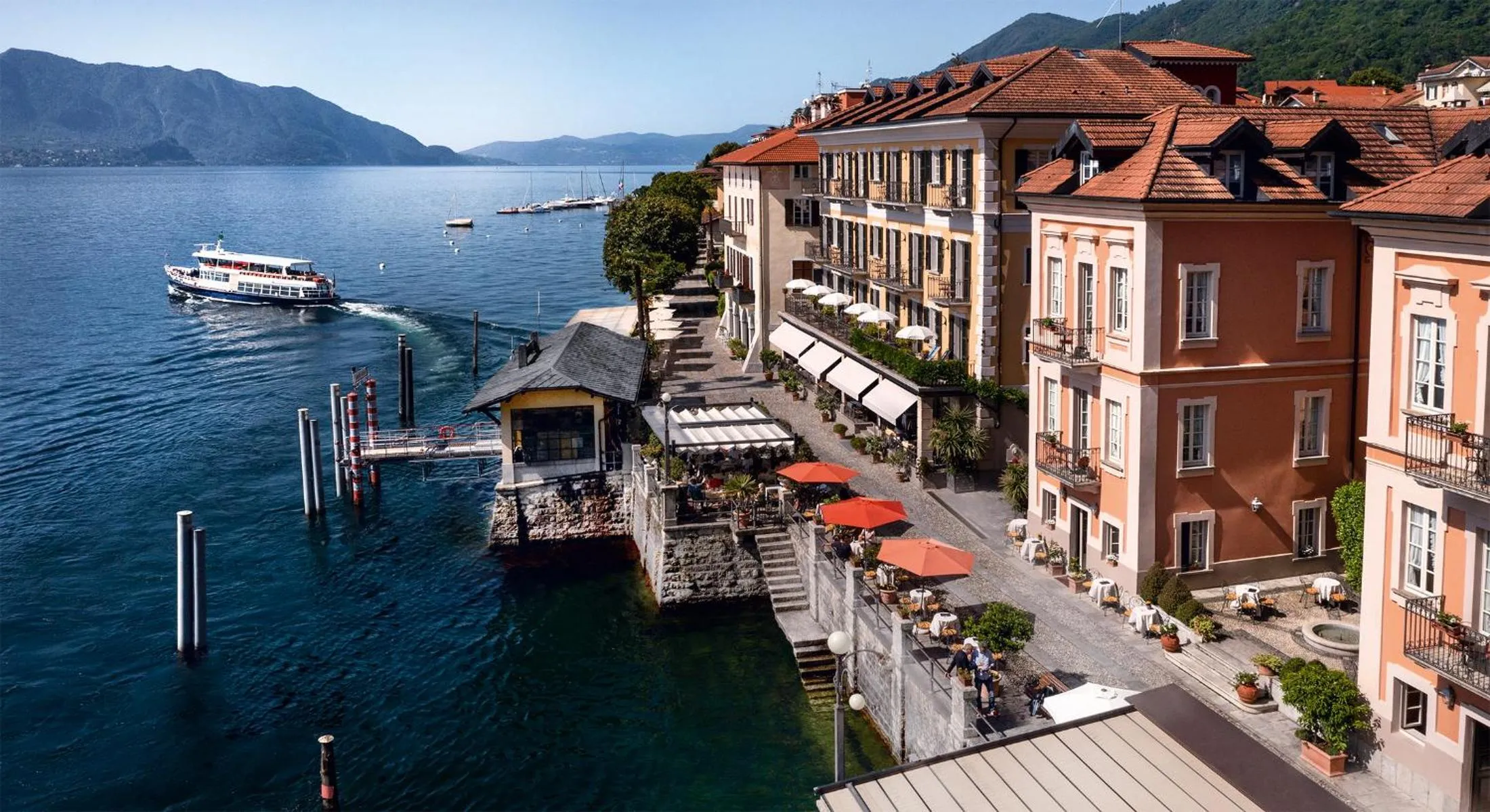 Property building in Hotel Cannero