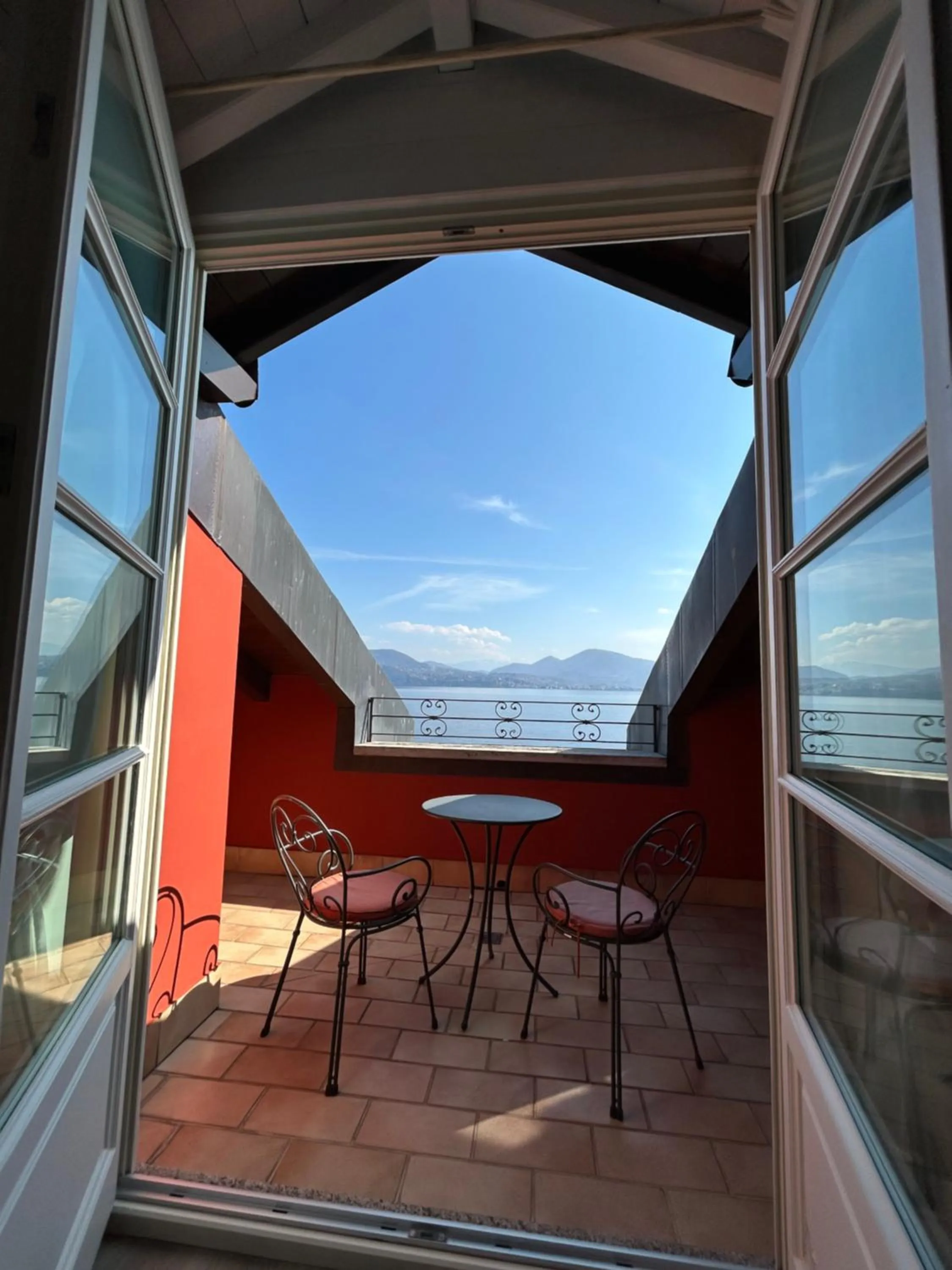 Balcony/Terrace in Hotel Cannero