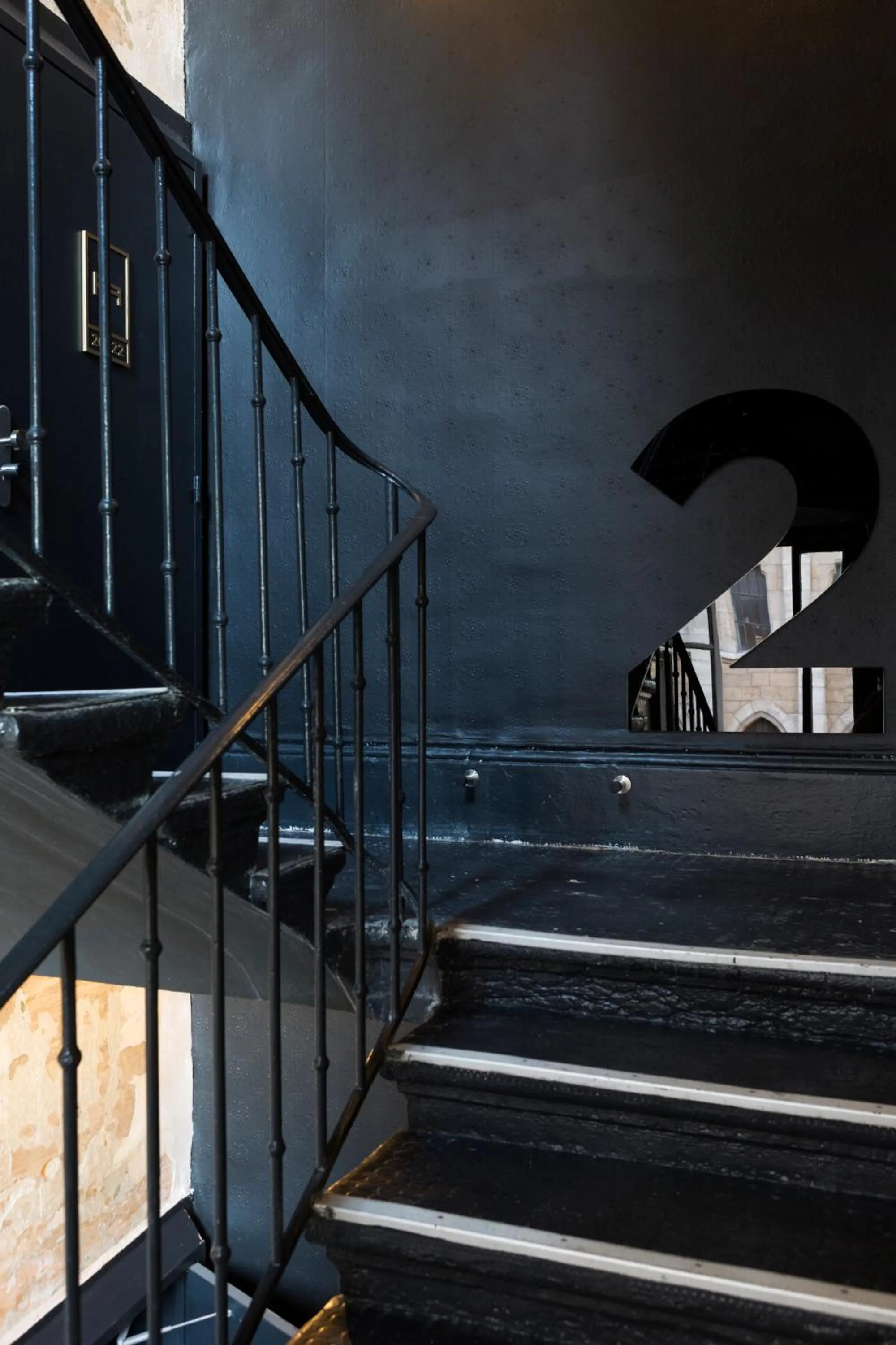 Decorative detail in HO36 Hostel Lyon