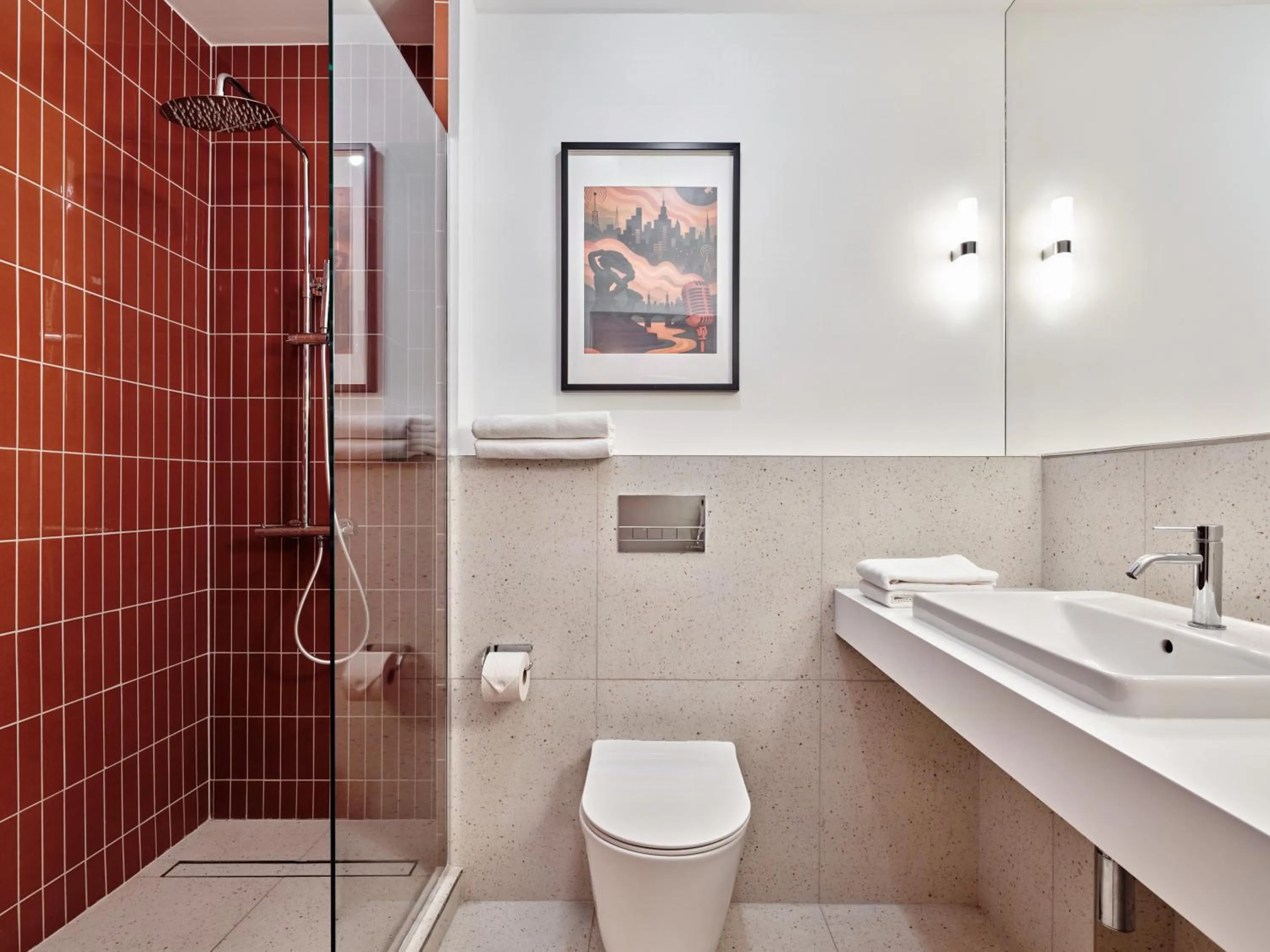 Shower in Apartamenty Media Park