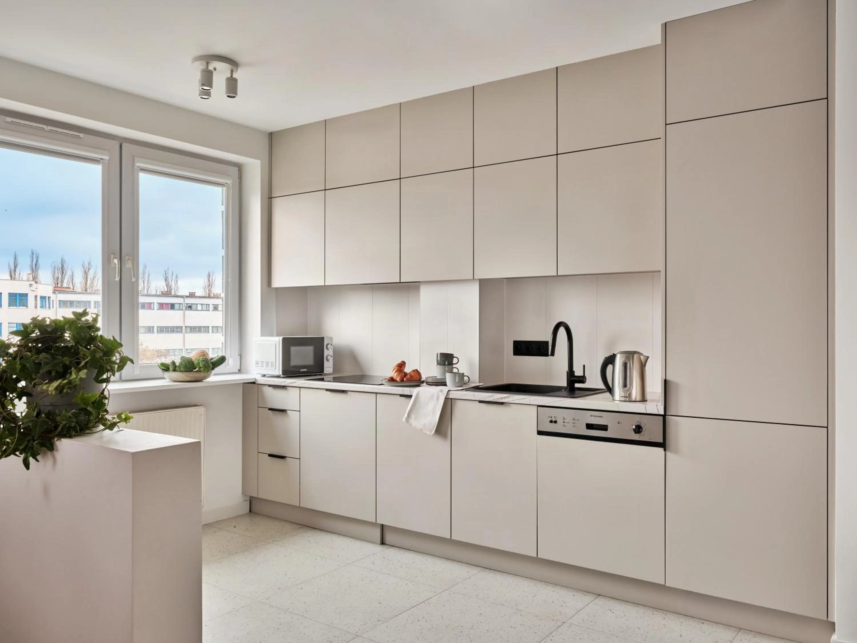 Kitchen or kitchenette in Apartamenty Media Park