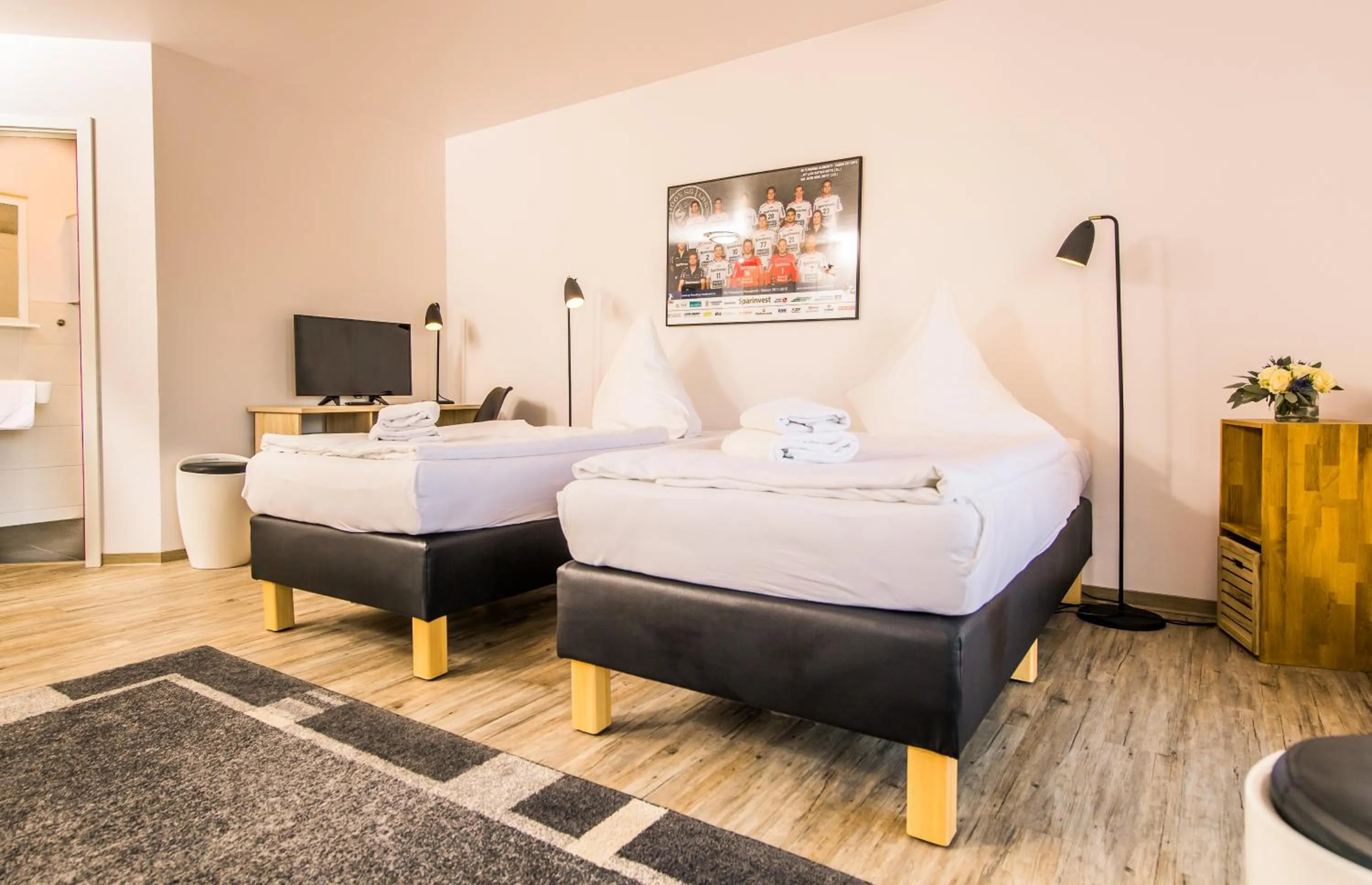 Bed in Hotel Flensburg Akademie