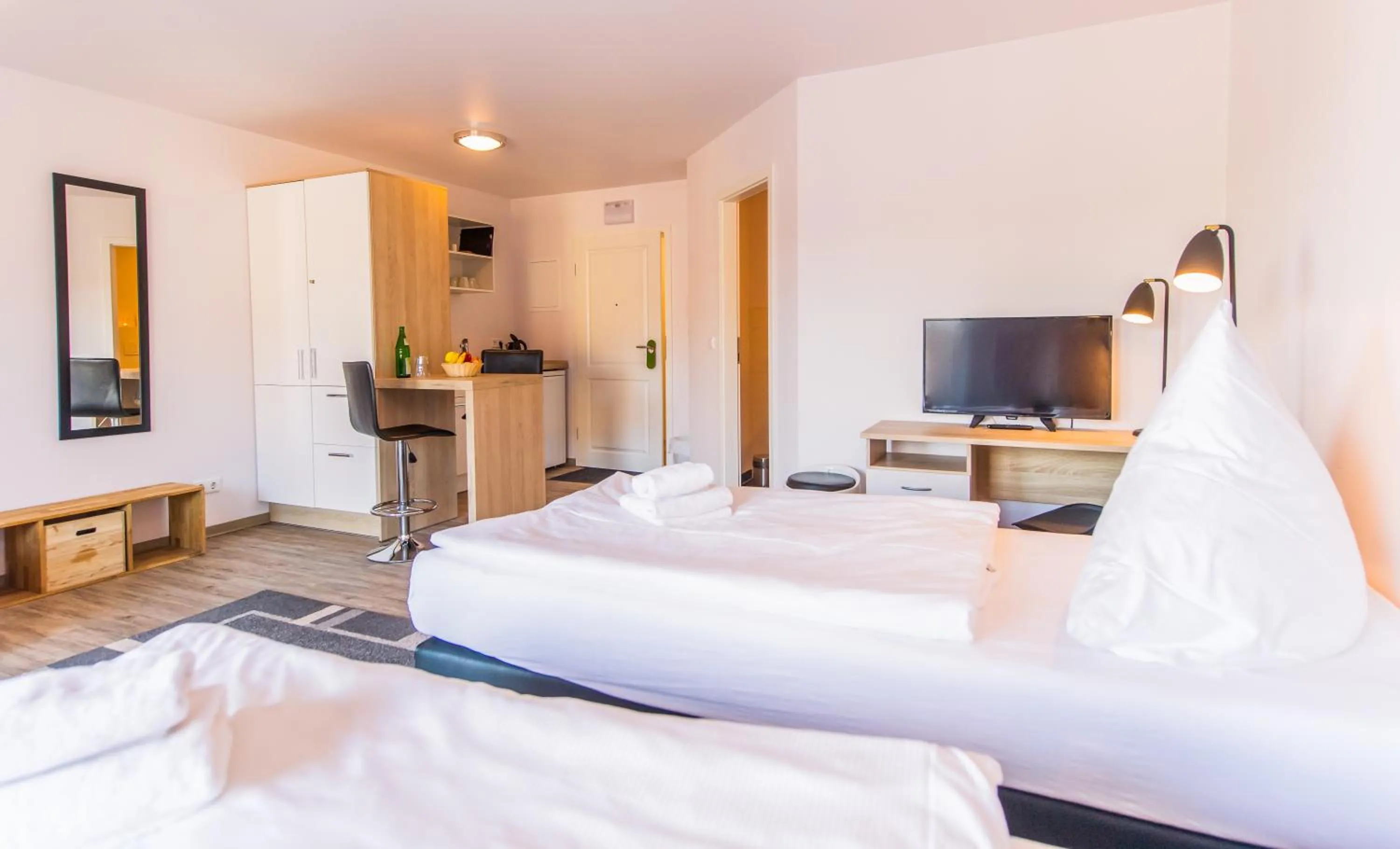 Photo of the whole room, Bed in Hotel Flensburg Akademie