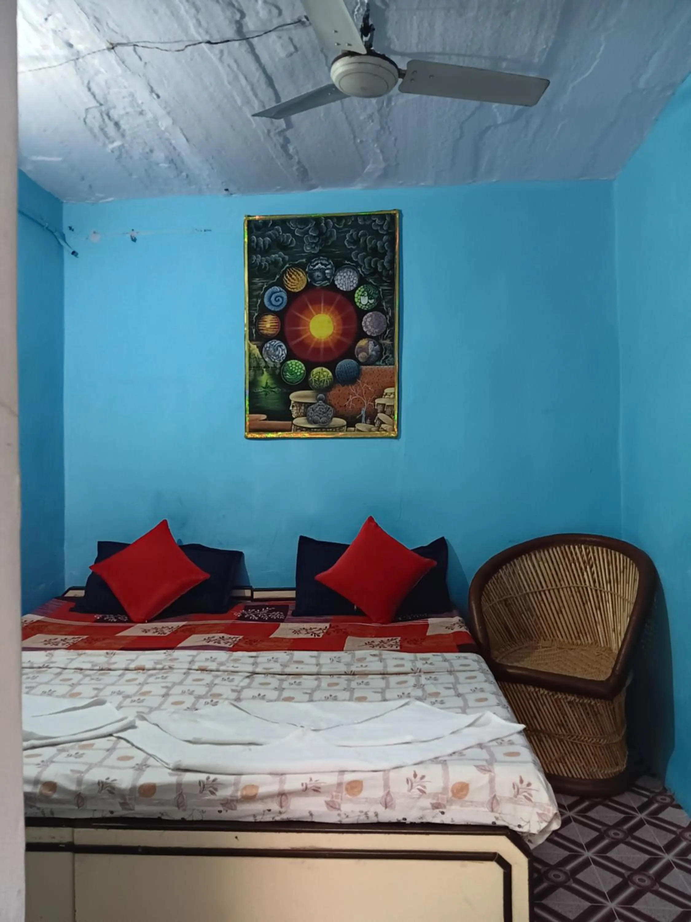 Bed in Mayur Guest House