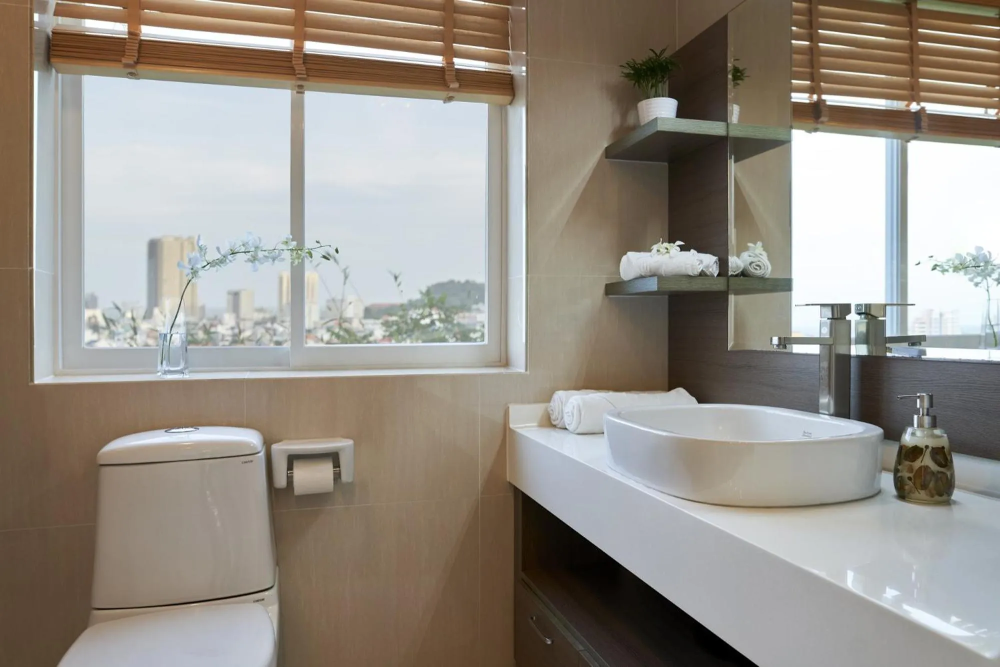 Bathroom in The Wind Resort - Tropical Hillside Escape