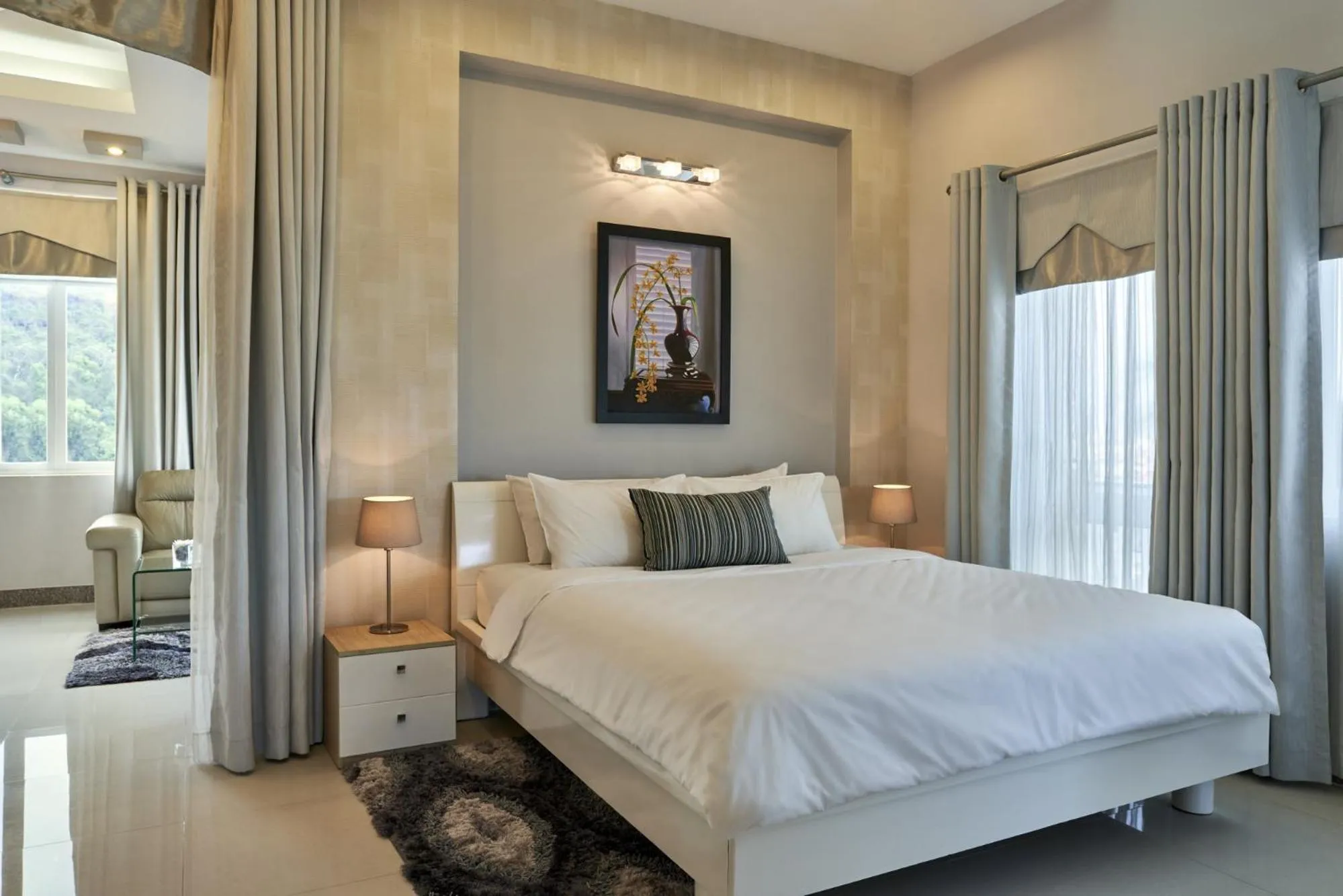 Bedroom, Bed in The Wind Resort - Tropical Hillside Escape