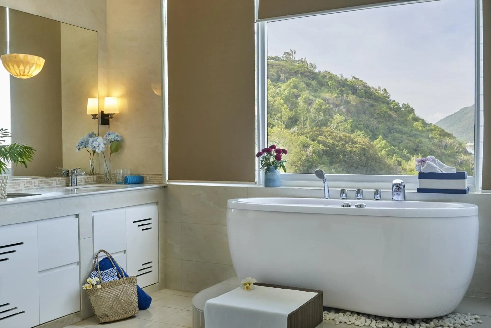 Bathroom in The Wind Resort - Tropical Hillside Escape
