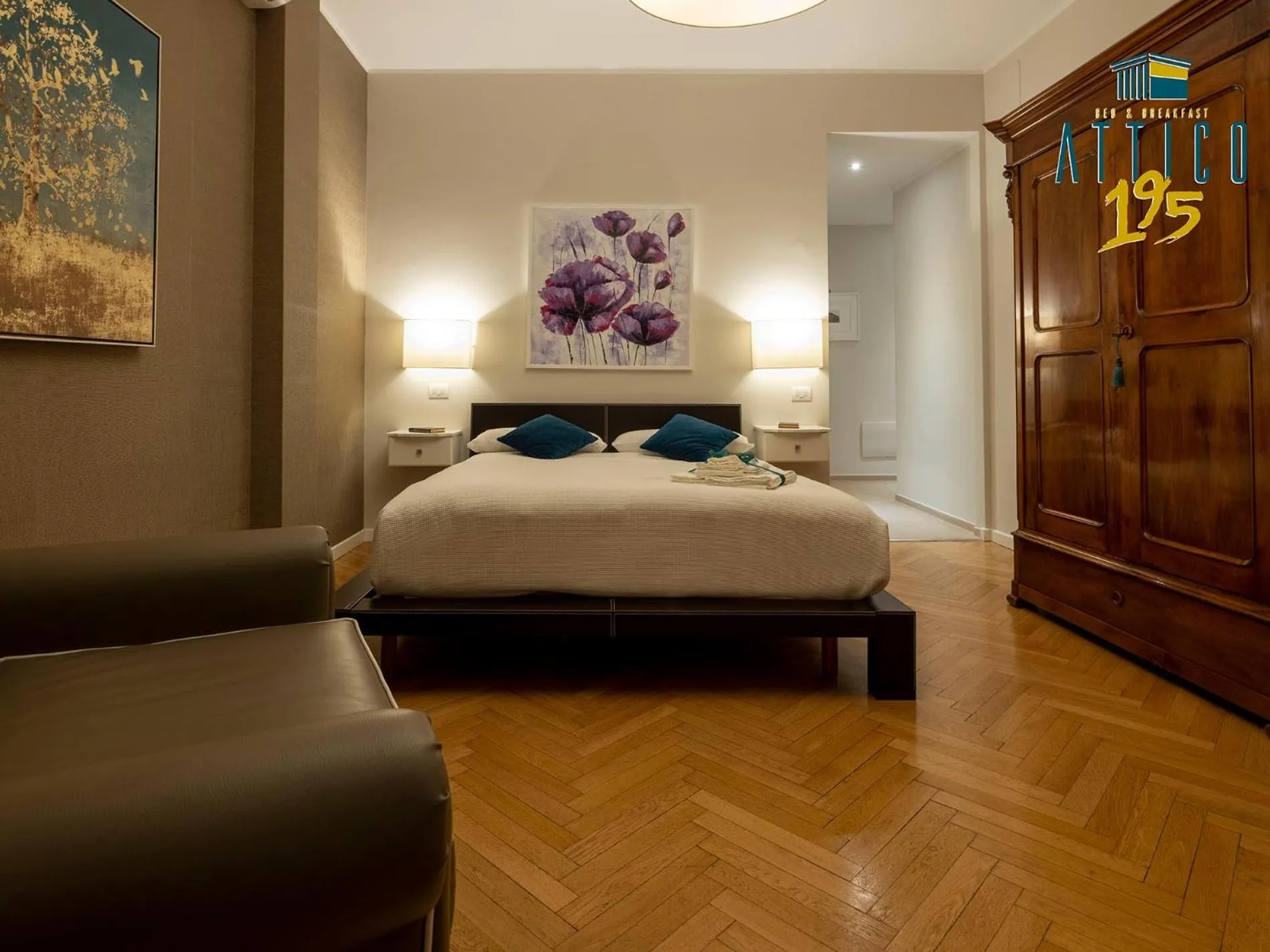 Photo of the whole room, Bed in Attico 195