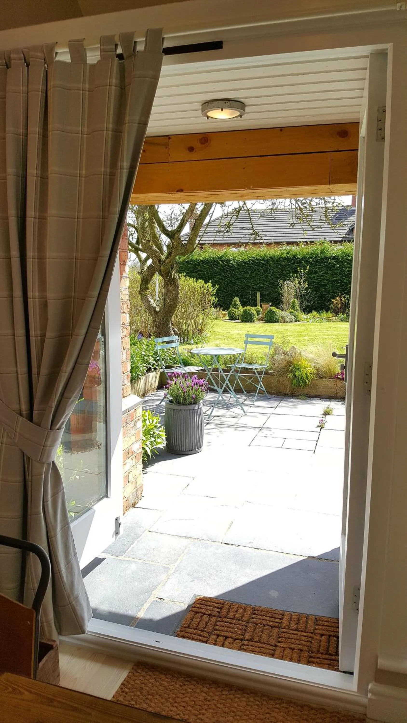 Garden view in The Dorm Bed and Breakfast