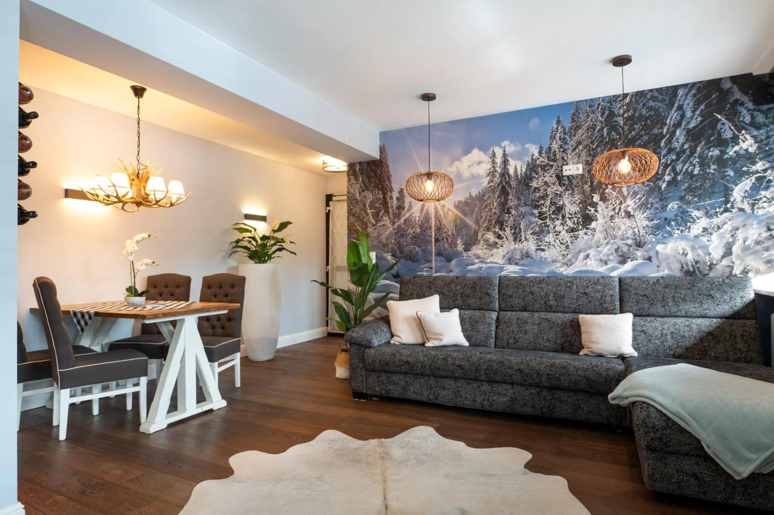 Living room in ALPENLIEBE - Sauna & Whirlpool - APARTments