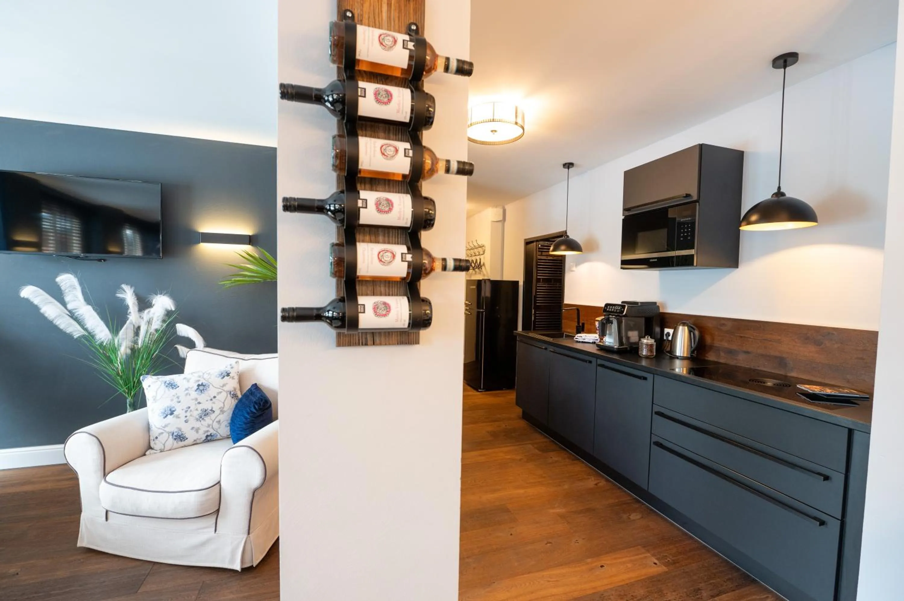 Kitchen or kitchenette in ALPENLIEBE - Sauna & Whirlpool - APARTments