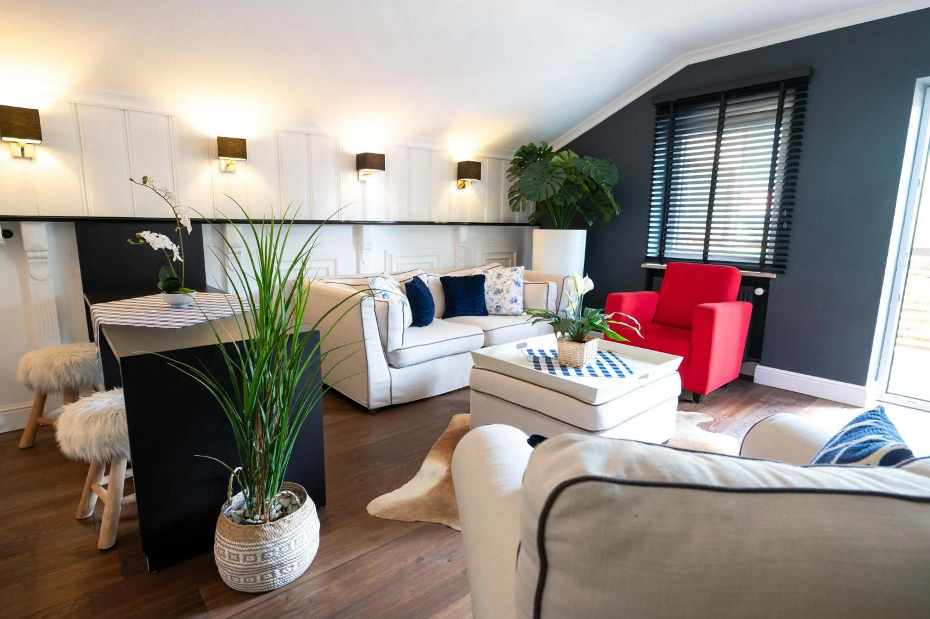 Living room in ALPENLIEBE - Sauna & Whirlpool - APARTments