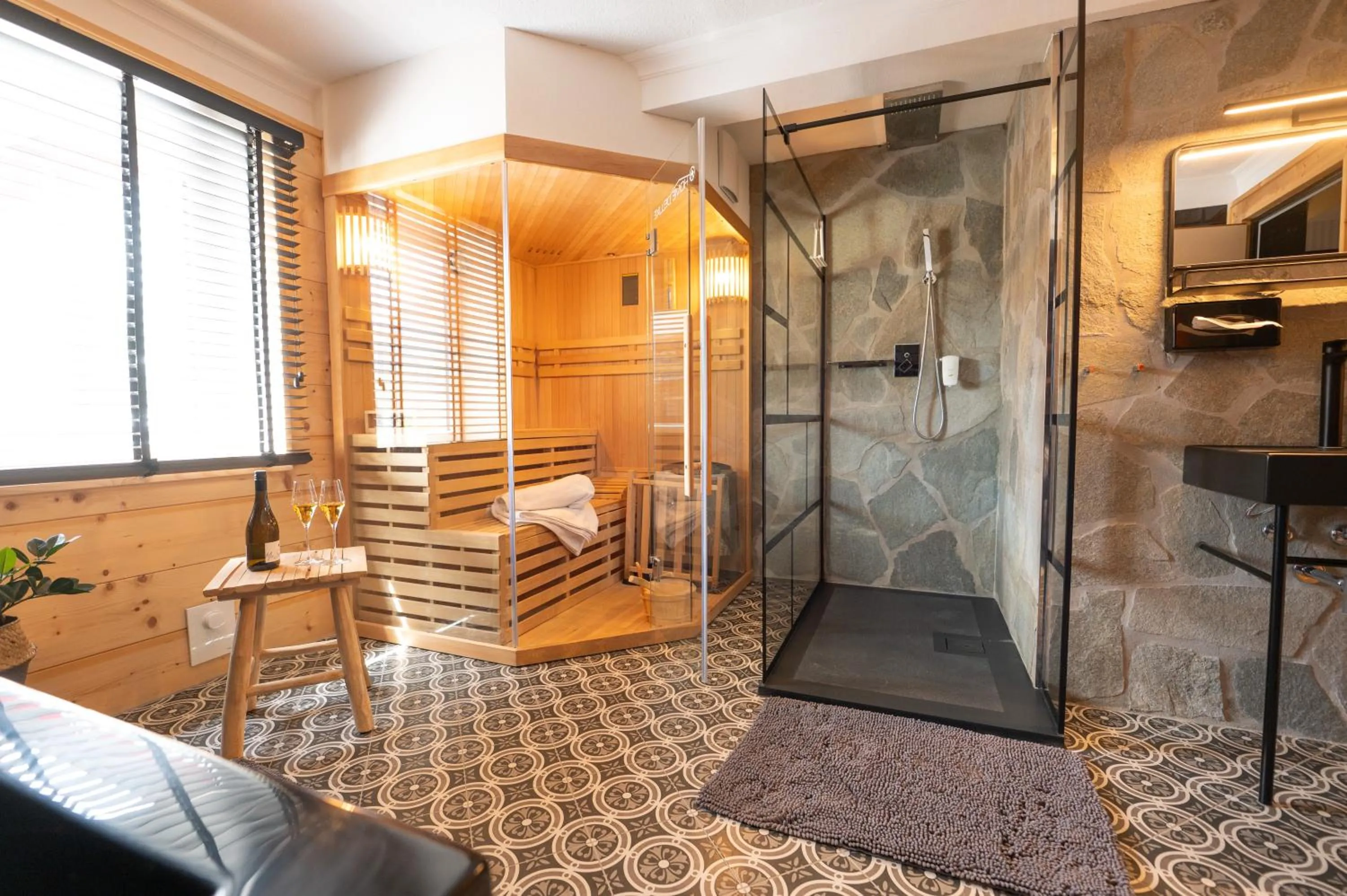 Bathroom in ALPENLIEBE - Sauna & Whirlpool - APARTments