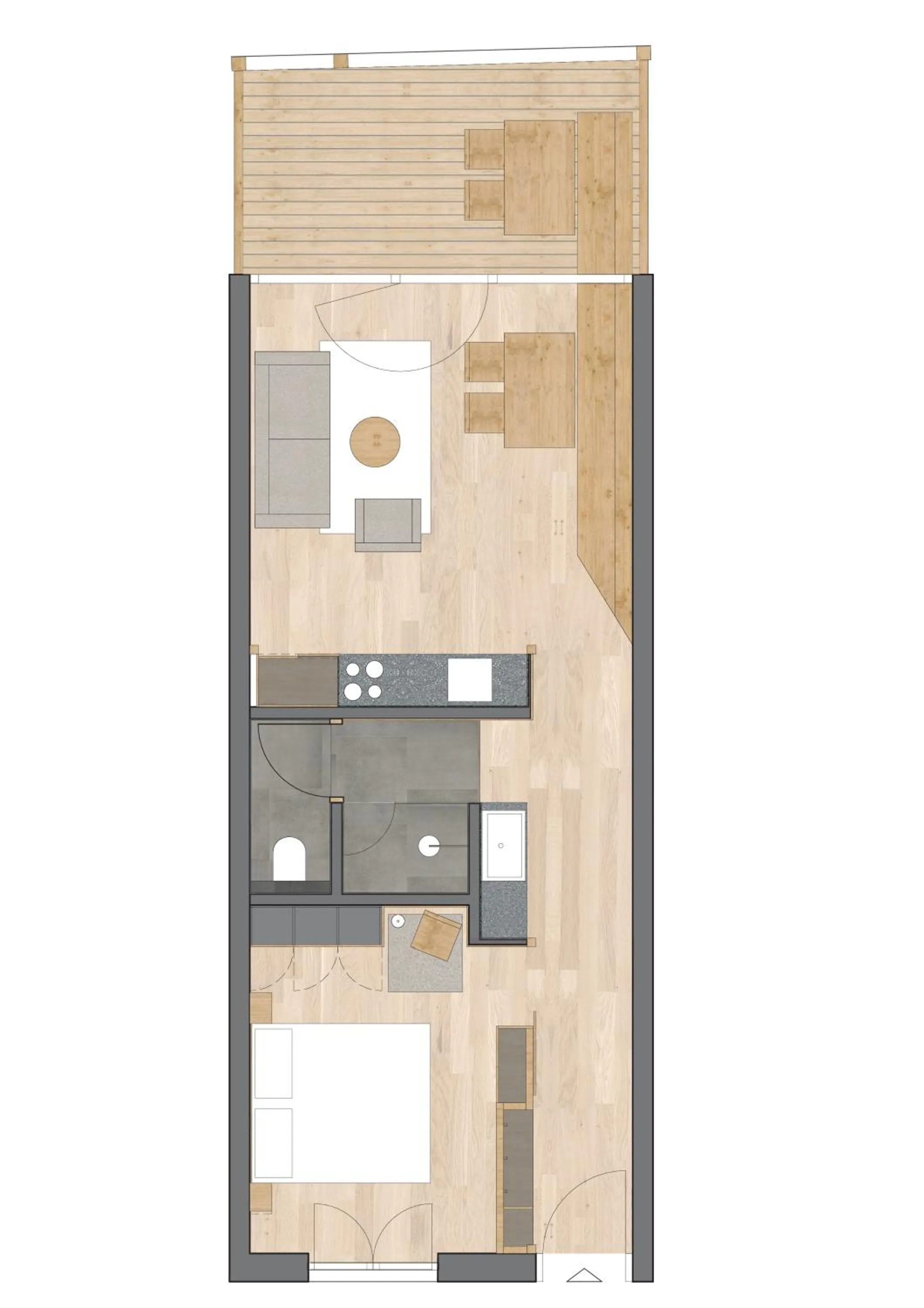 Floor plan in Panoramic Suites Winzerhöhe