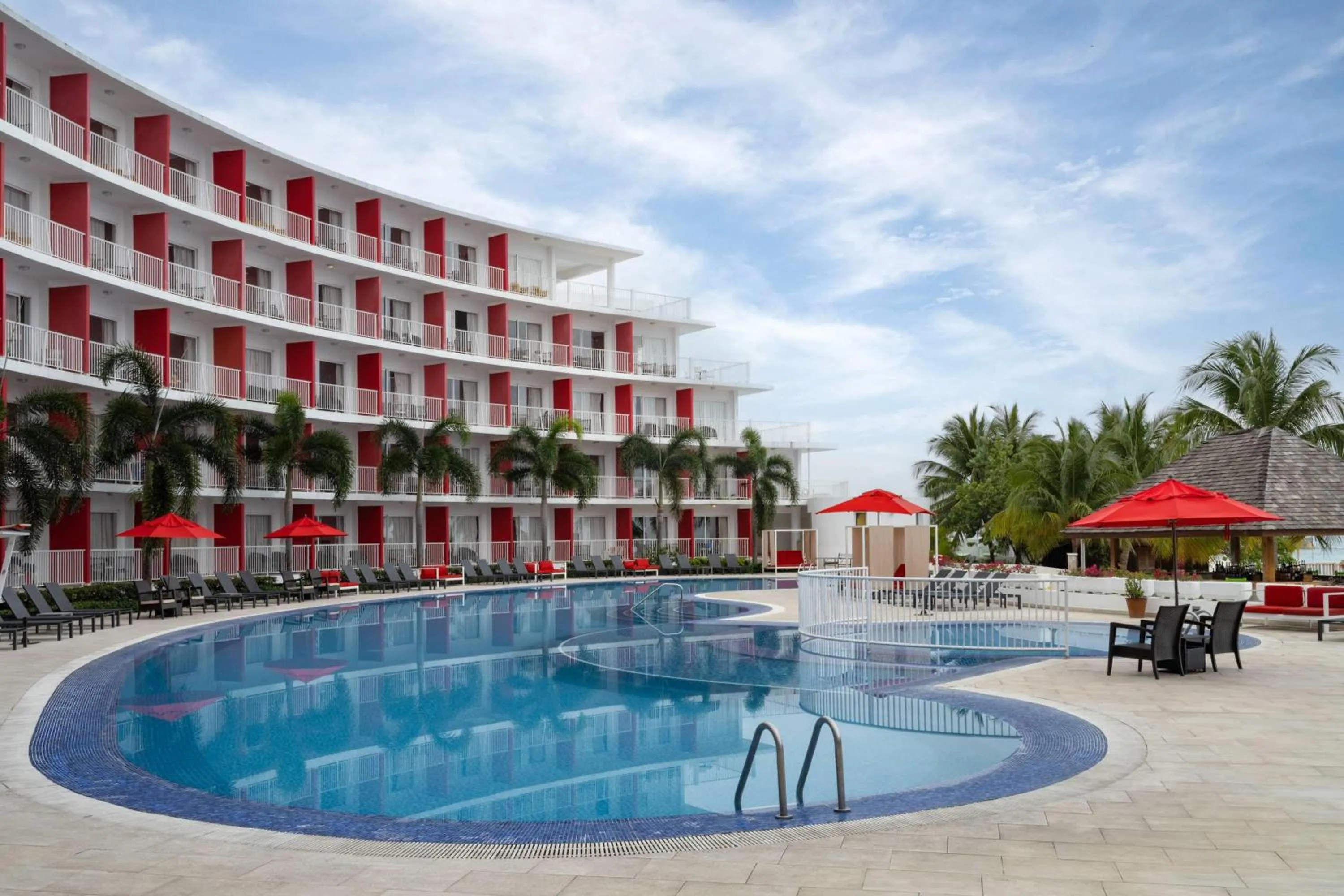 Property building in Grand Decameron Cornwall Beach, A Trademark All-Inclusive Resort