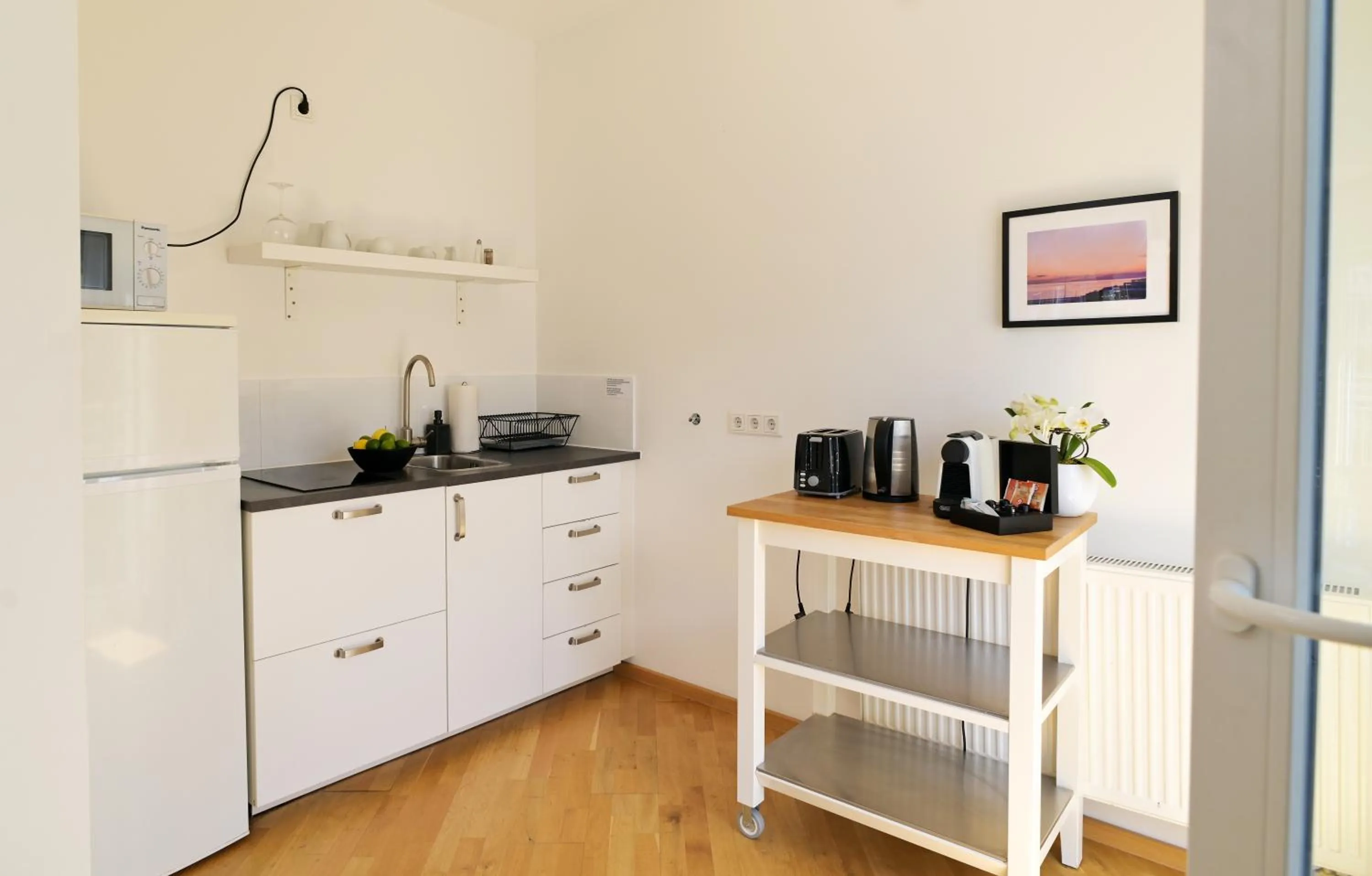 Kitchen or kitchenette in Victoria Apartments
