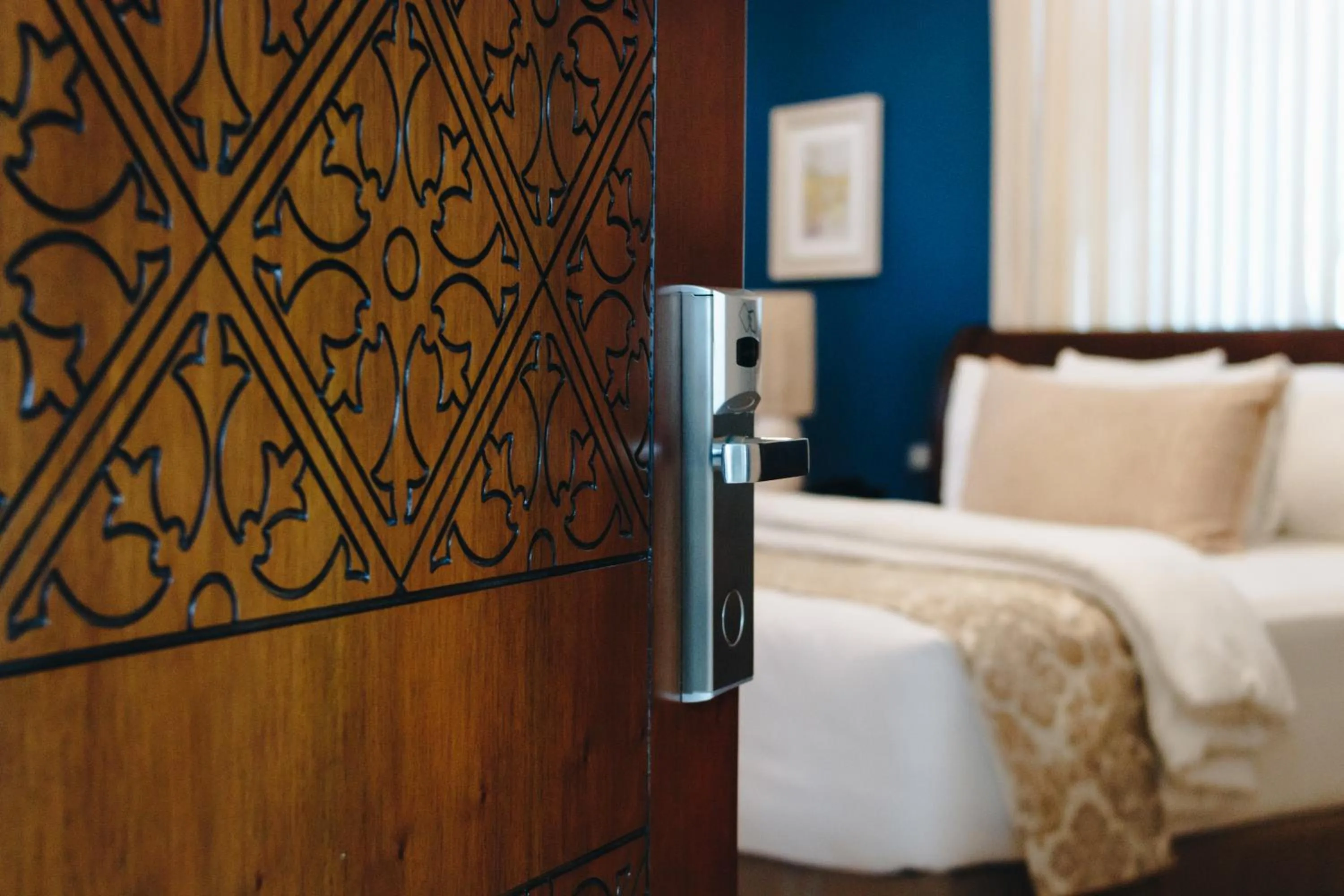 Bed in Delfina Boutique Hotel