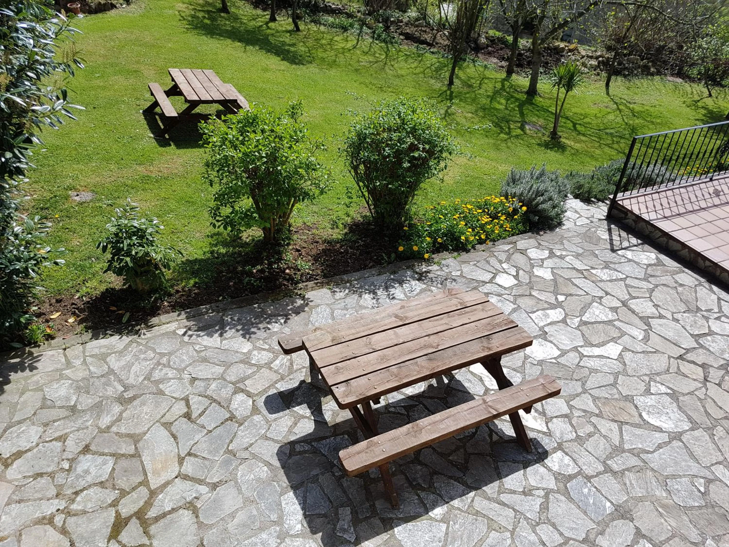 Garden view in El Pedroso