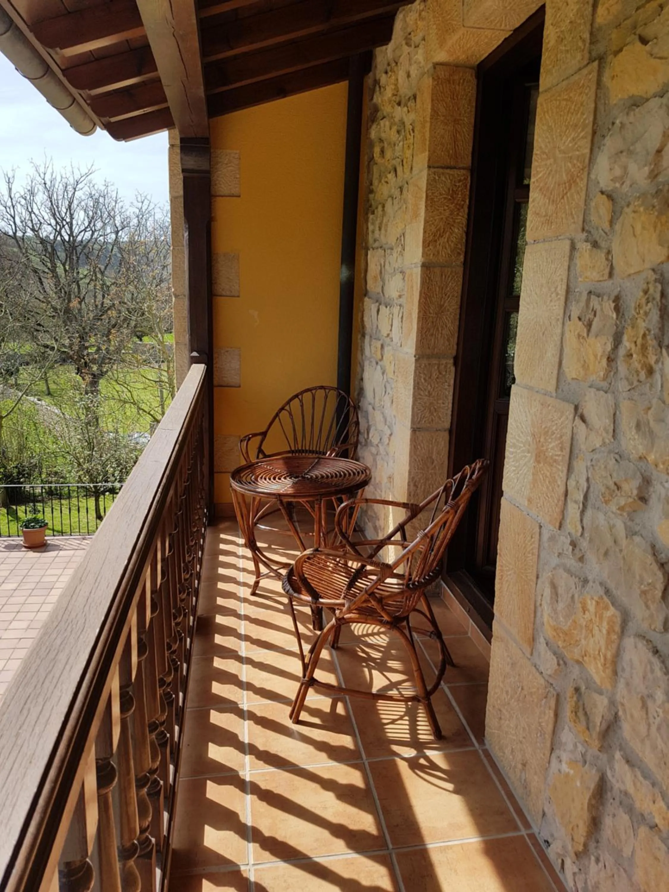 Garden view in El Pedroso