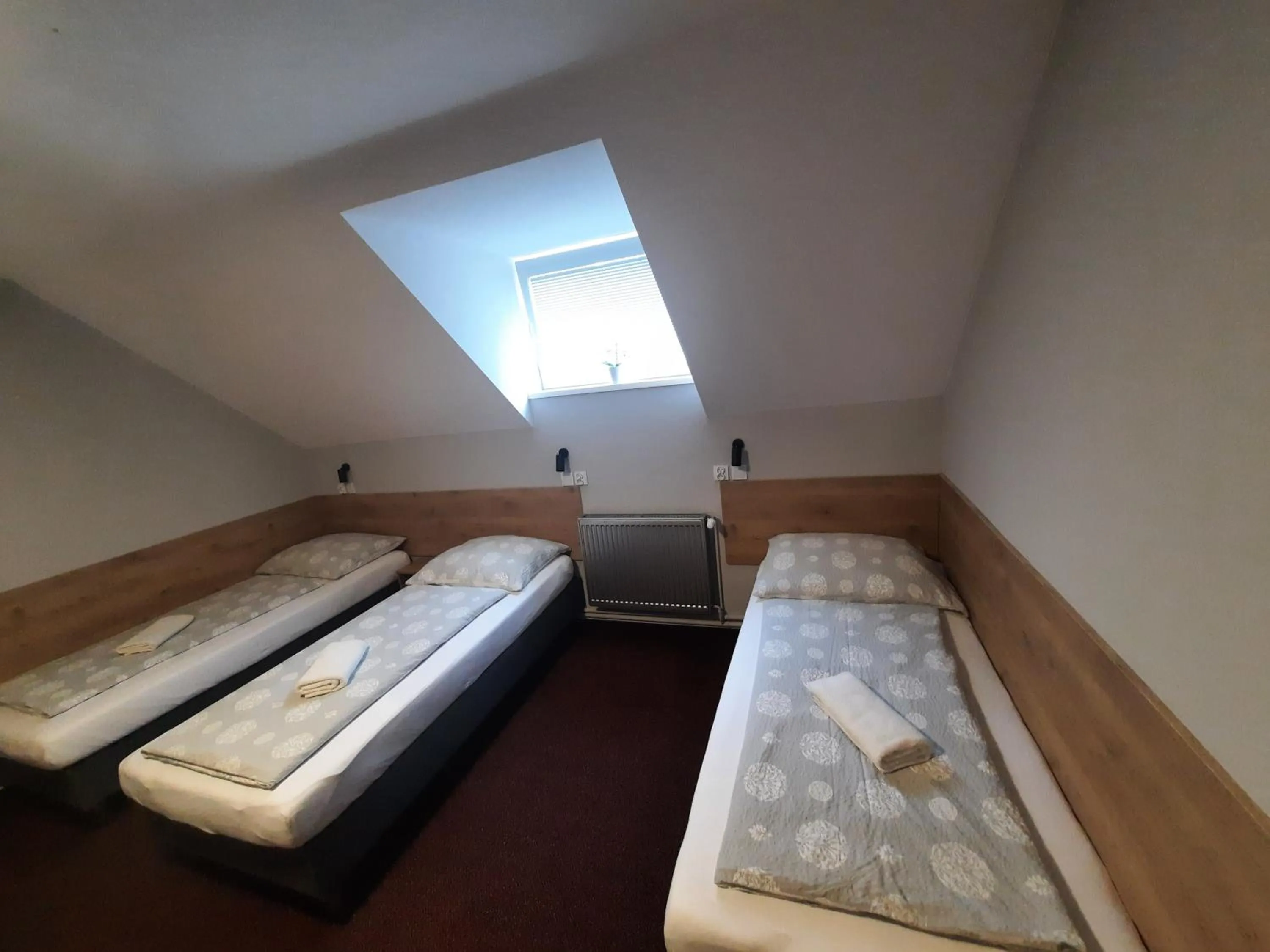 Bed in Hotel Boršičanka