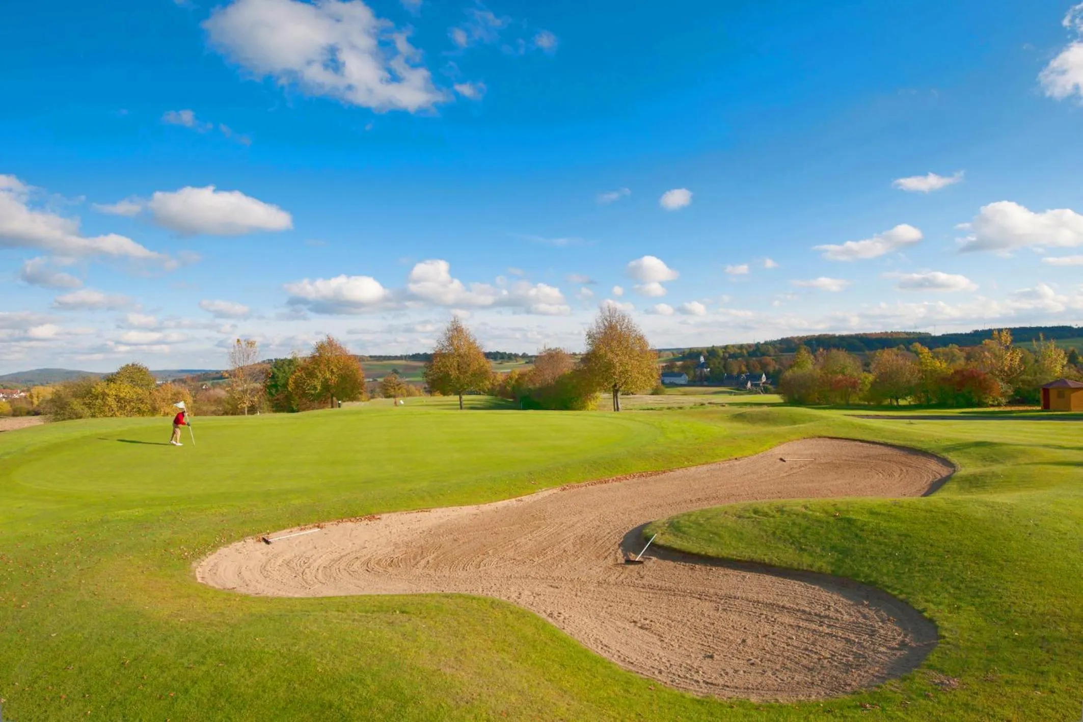 Golfcourse in Apartments Golfpark Schlossgut Sickendorf
