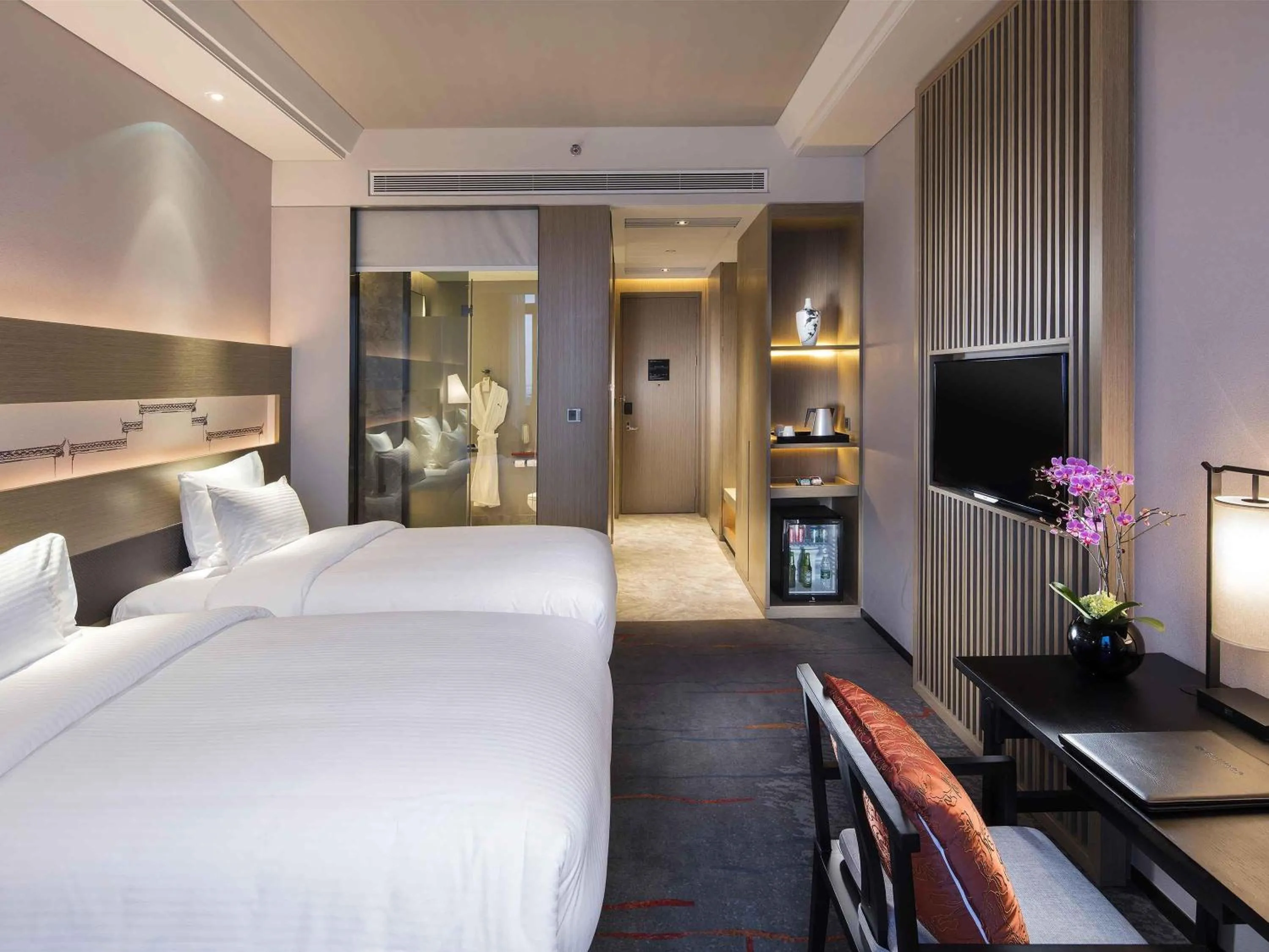 Bedroom, Bed in Pullman Hefei Sunac