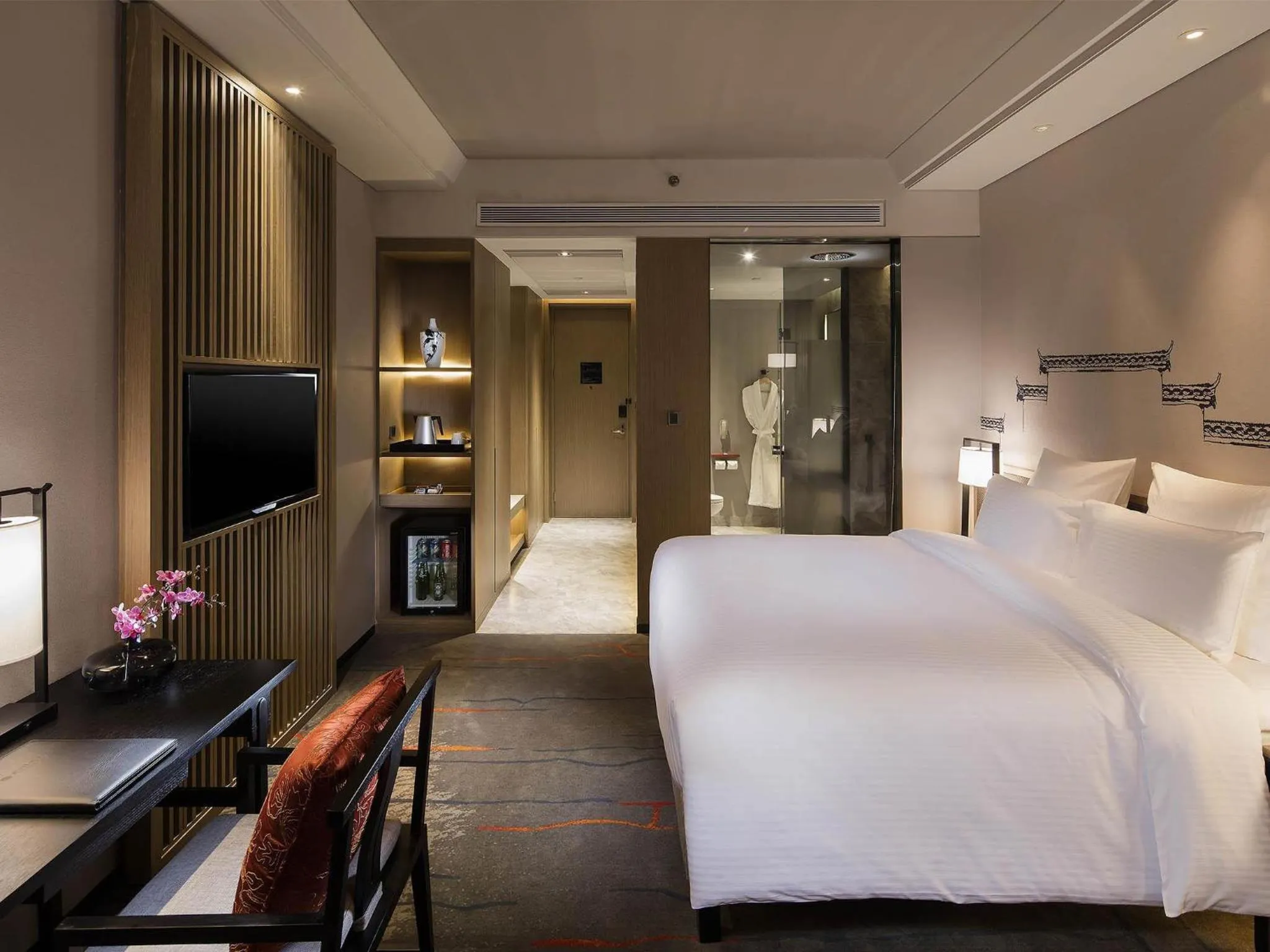 Bedroom, Bed in Pullman Hefei Sunac