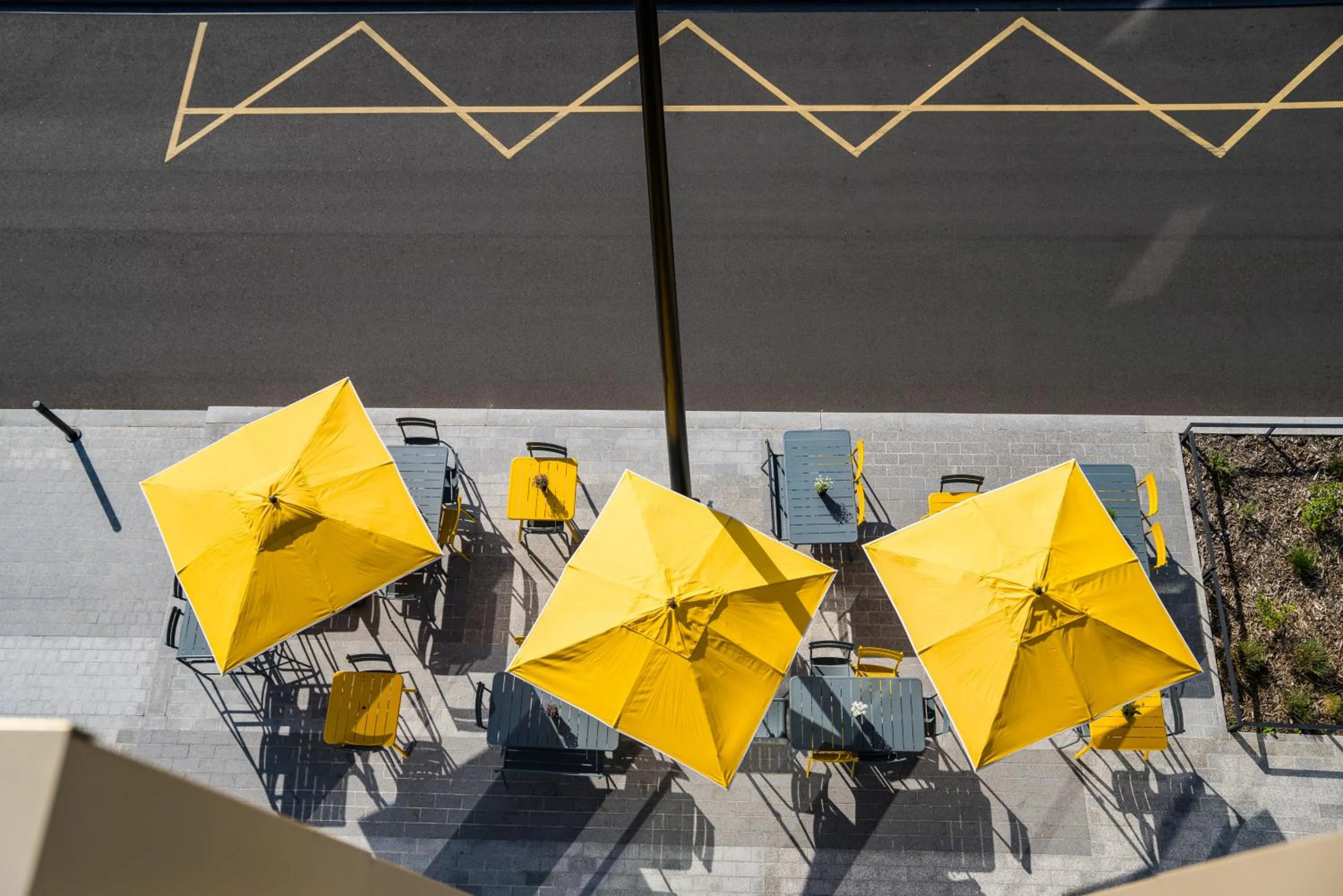 Balcony/Terrace in ibis Styles Versailles Guyancourt